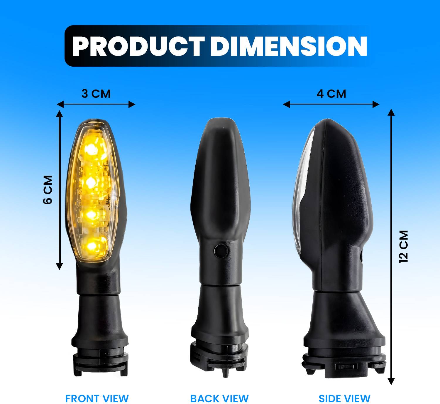 Moto Genius LED Indicator Light for Yamaha FZ, R15, MT15, Ray Z - Image 4