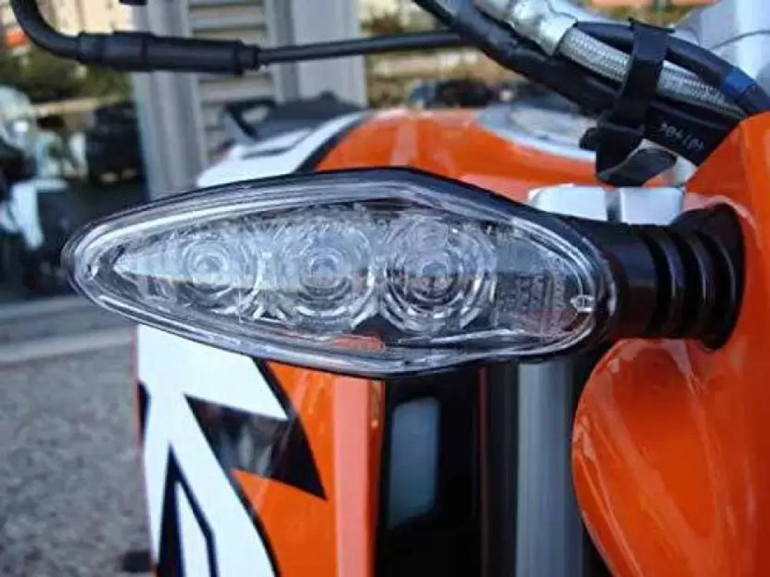 Image of YASH ENTERPRISE Front, Rear LED Indicator Light for Universal For Bike Universal For Bike (Yellow)