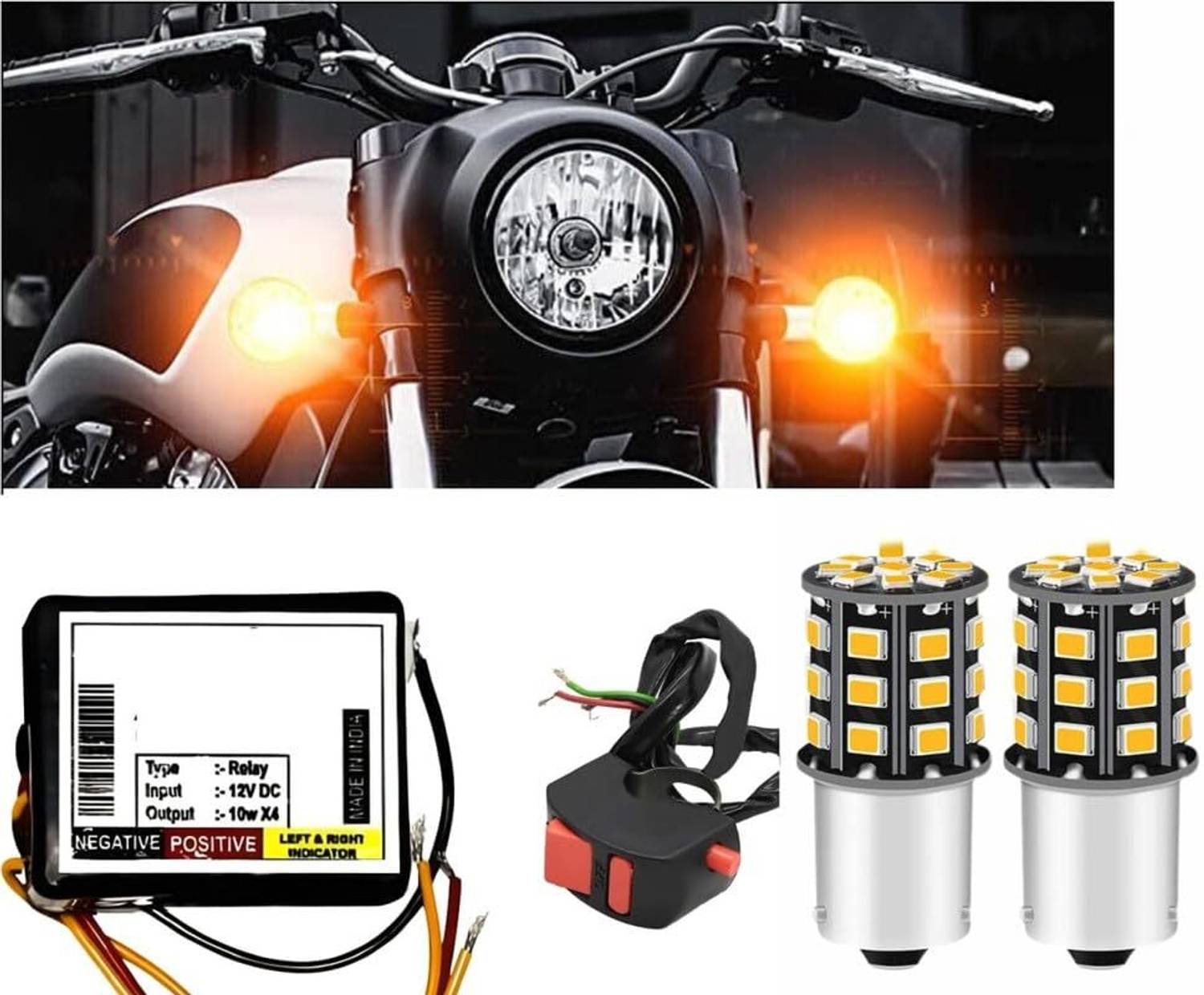 GONAMA Universal Multimode Bike Hazard Flasher Waterproof 16