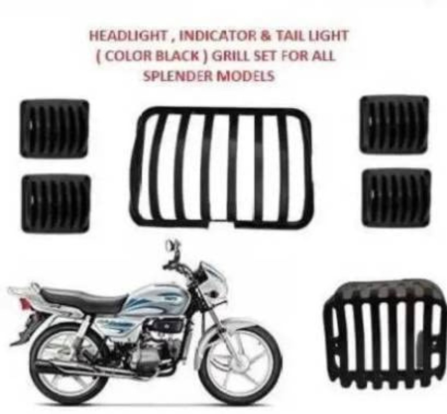 Image of Santech Front, Side, Rear NA Indicator Light for Hero Splendor, Splendor Plus