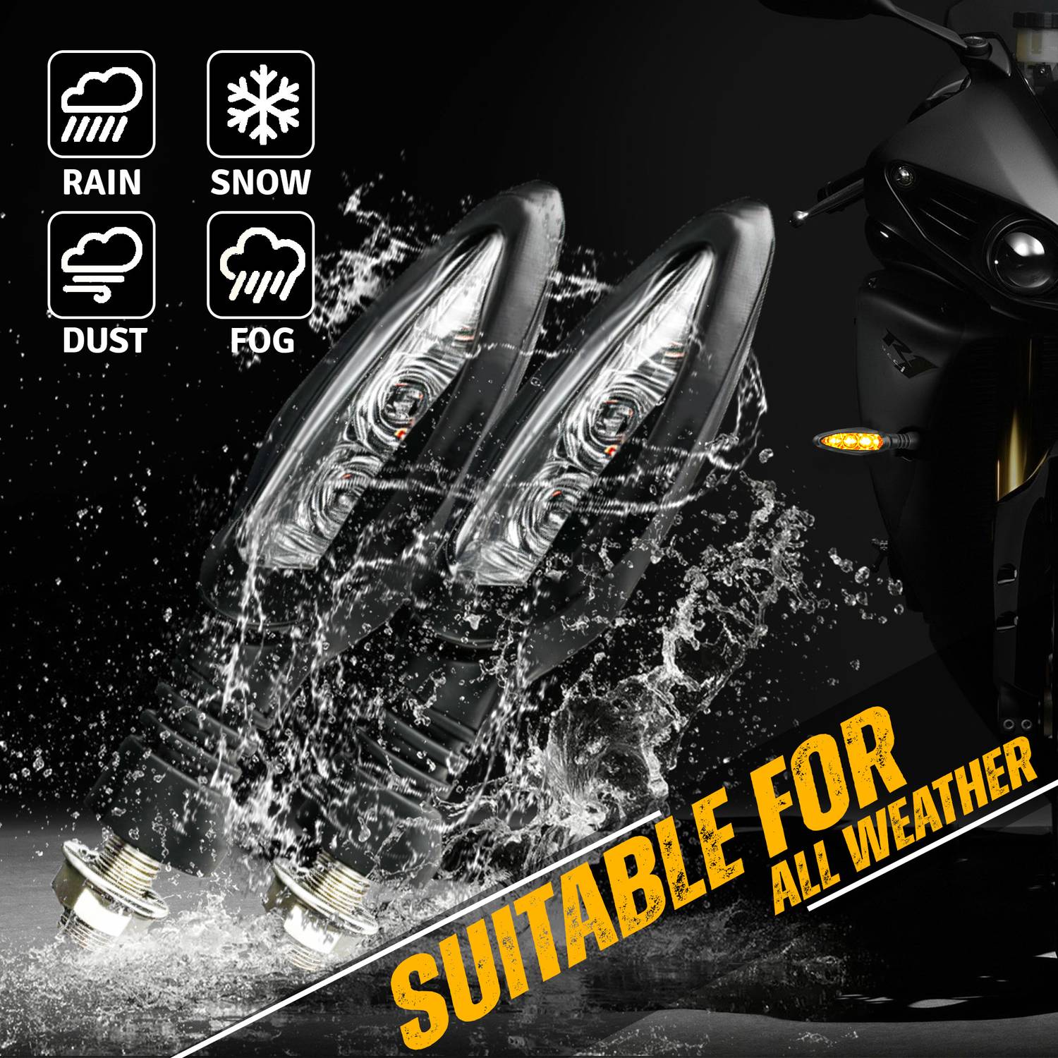 Generox LED Indicator Light for KTM Duke 690 - Image 4