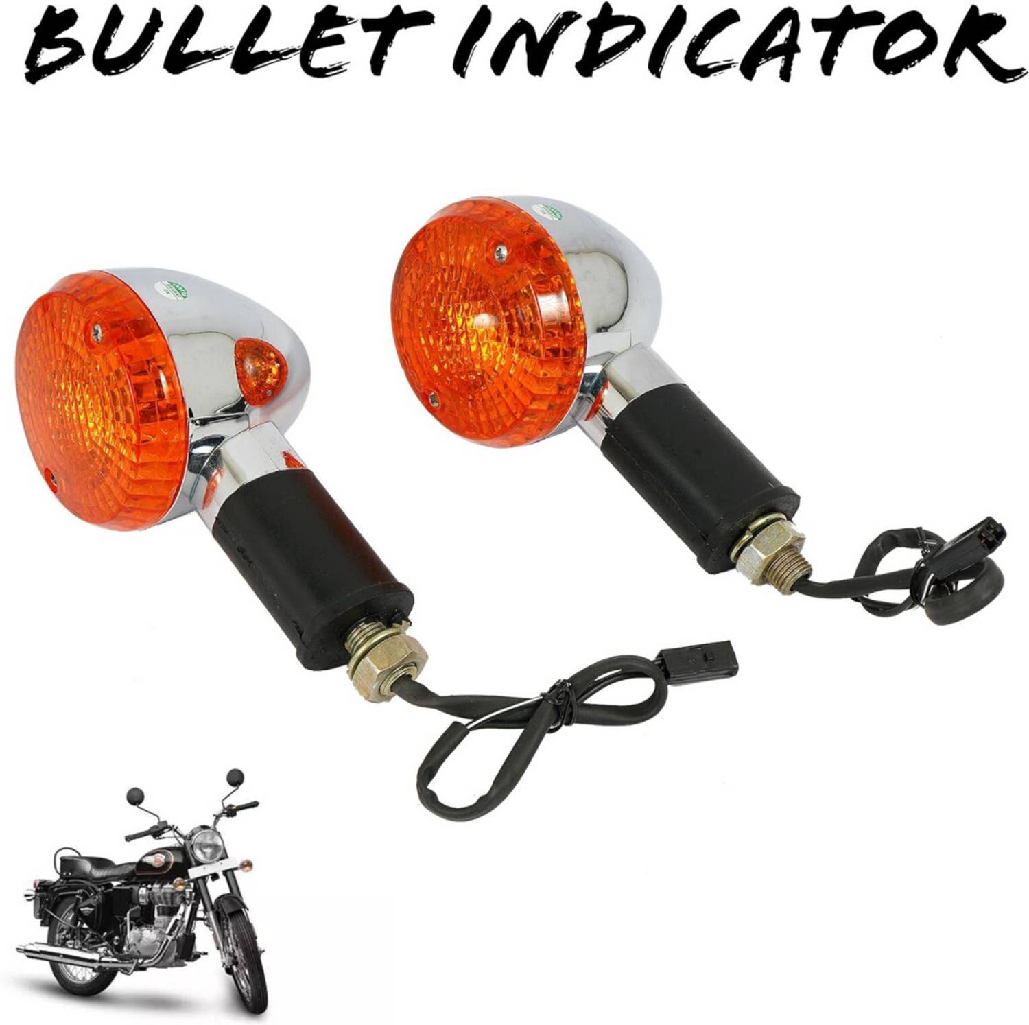 Anaisha Rear, Front, Side Indicator Light for Bullet, Royal Enfield - Image 1