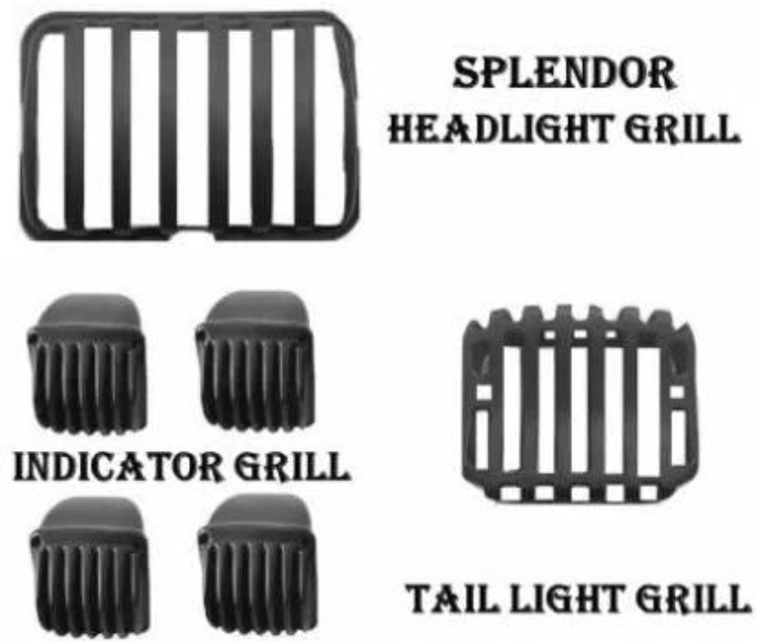 Image of Santech Front, Side, Rear NA Indicator Light for Hero Splendor, Splendor Plus