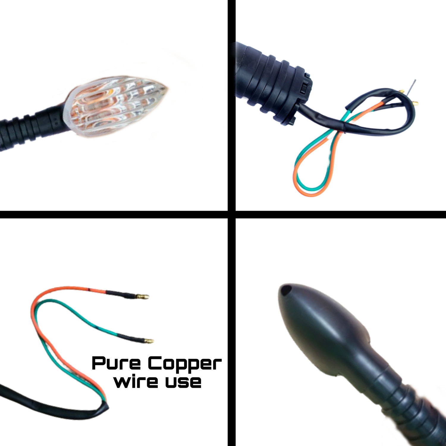 Image of Y retail Front, Rear, Side Halogen Indicator Light for Yamaha FZ S, FZ S V2, FZ S V3, FZ16, FZ 25 (Amber)