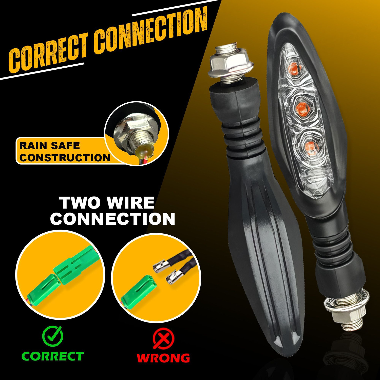 Image of Generox Front, Rear LED Indicator Light for KTM Duke 390