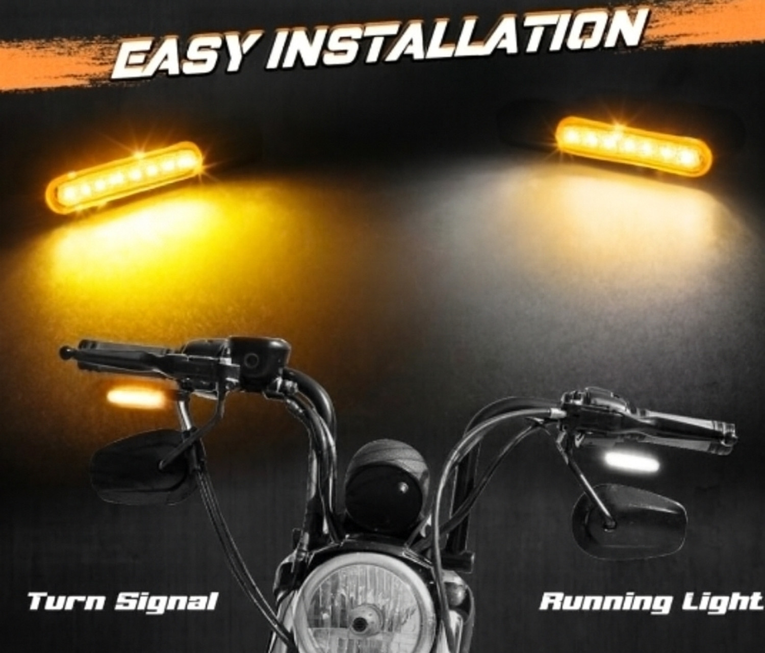 Image of BIKEBLOOM Front Xenon Indicator Light for KTM, Universal For Bike Universal For Bike