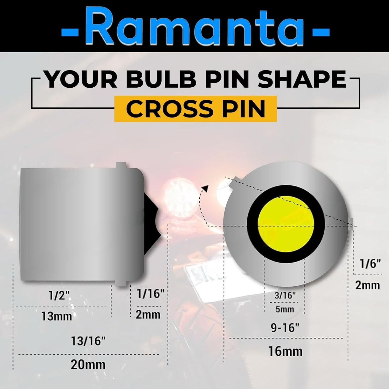 Image of Ramanta Front, Rear LED Indicator Light for Bajaj, Hero, Honda, KTM, TVS, Suzuki, Royal Enfield, Yamaha Universal For Bike