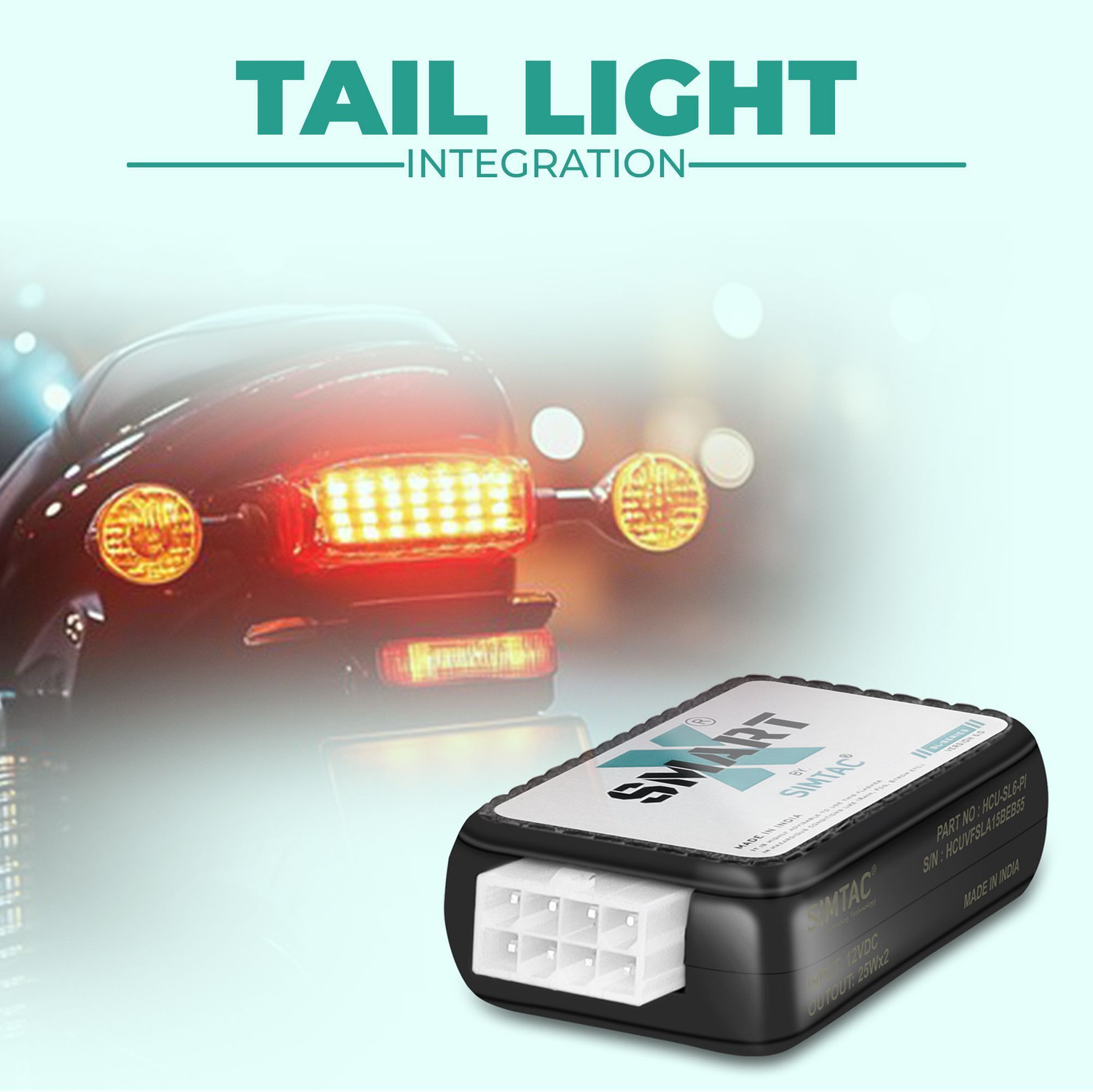 Image of SIMTAC Side Flasher Indicator Light for TVS