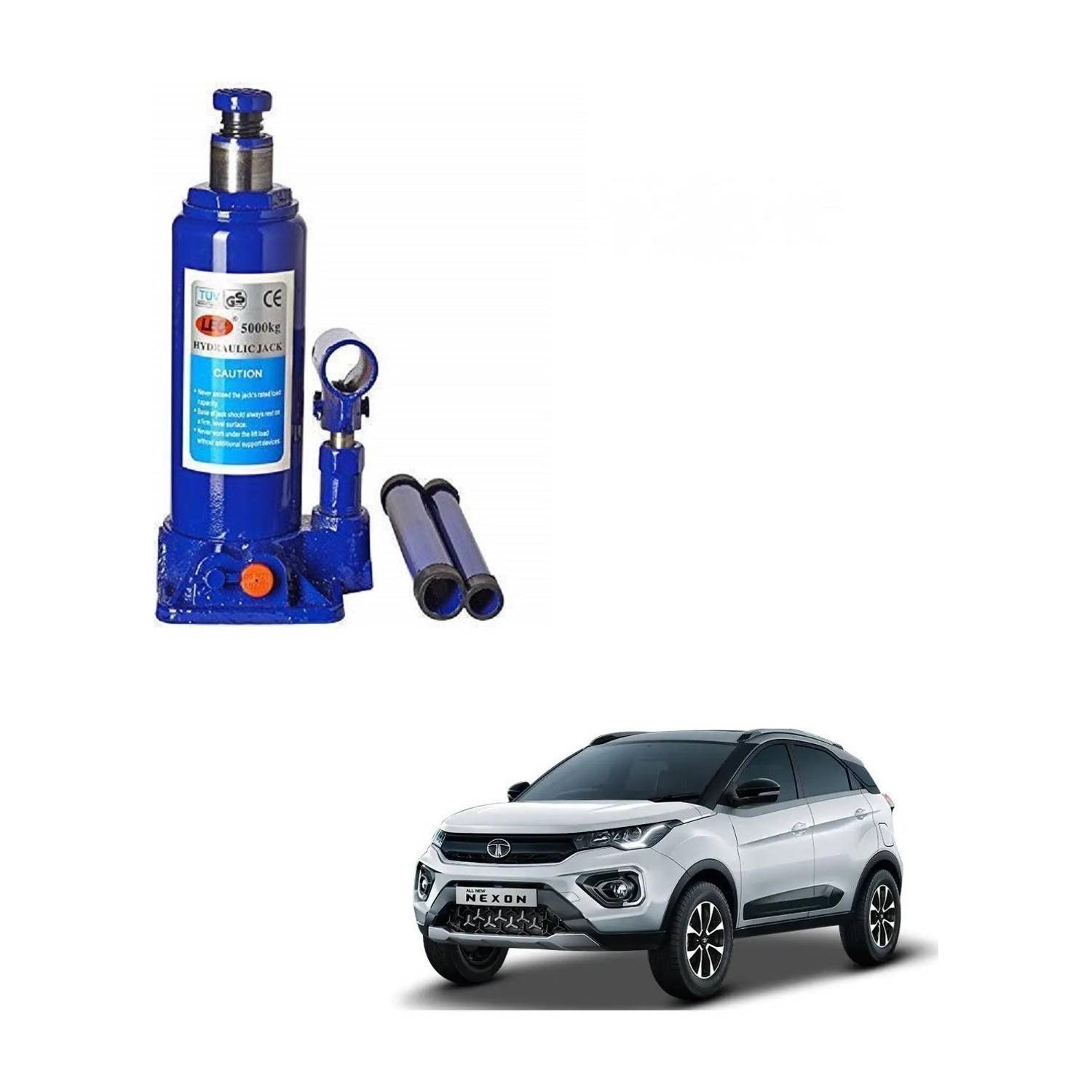 KOZDIKO 5 Ton Bottle Jack for Tata Nexon - Image 1