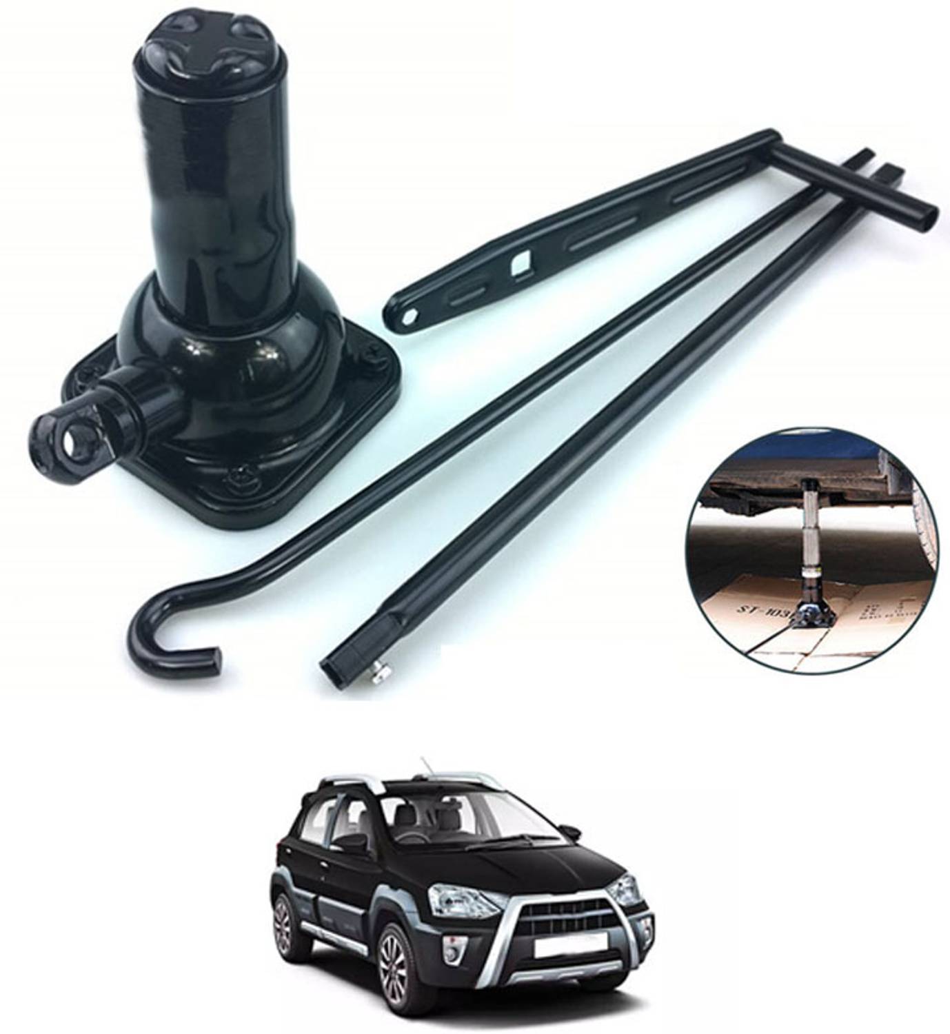 ABJD 2Ton Lifting Spiral/Screw Vehicle Jack For Scorpio Mahindra
