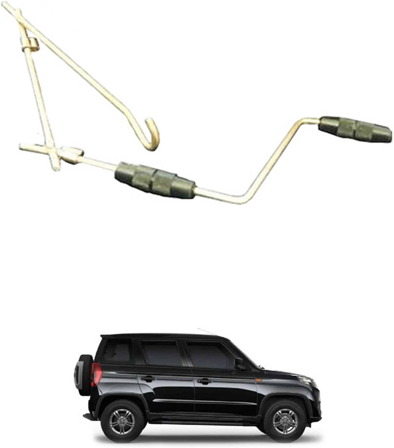 ABJD Heavy Duty Rolling Handle Jack Rod Easy To Lifting(Car/Van/Truck)-035 Vehicle Jack