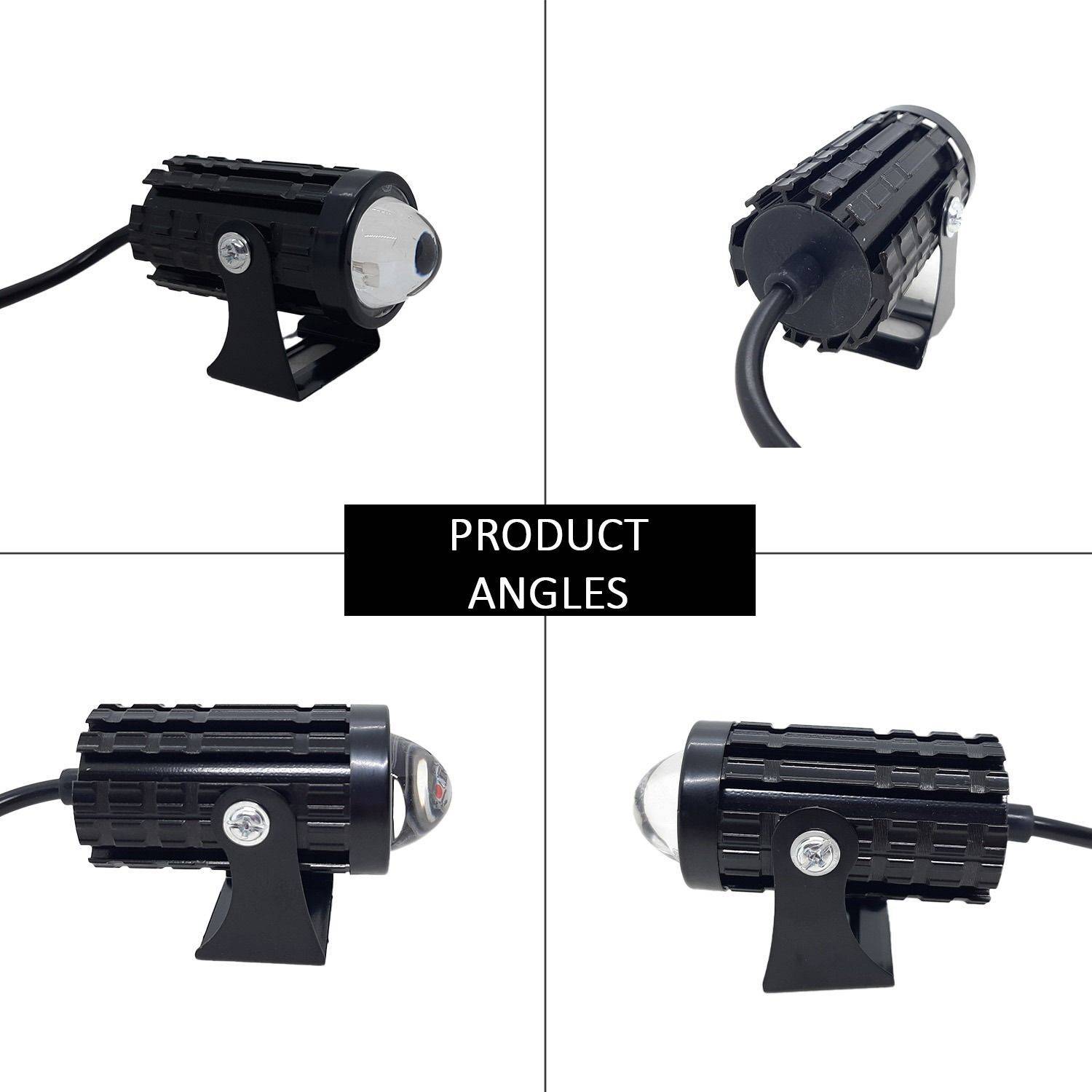 LIU HJG 36W Yellow/White Red Devil Eye Mini LED Fog Light - Image 2