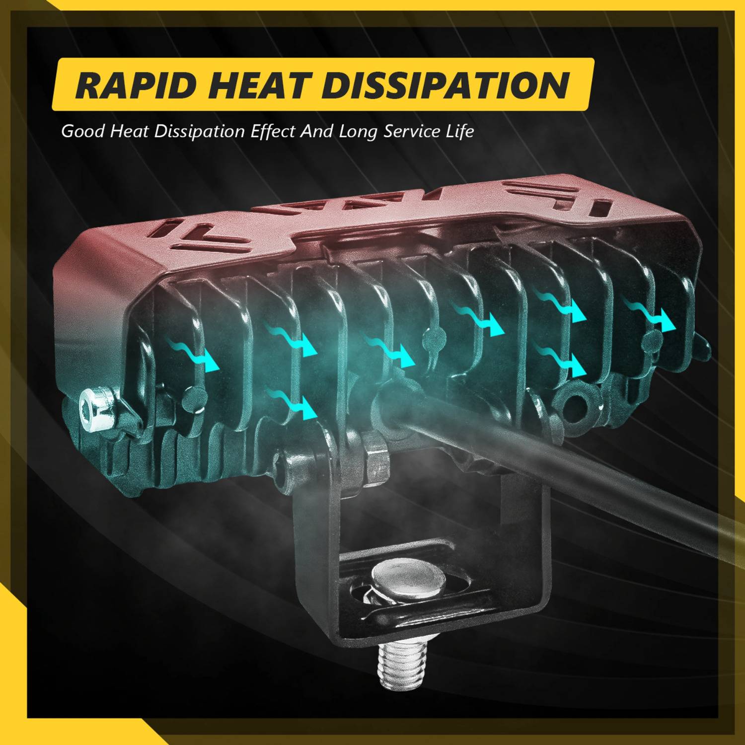 Rhtdm 12V 40W Fog Light Projector for ATVs, UTVs, Tractors - Image 2