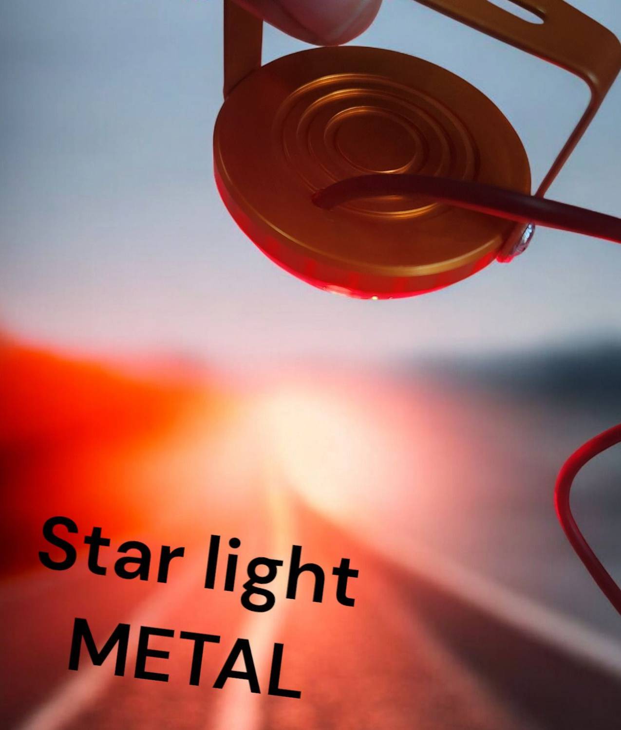 BIKEBLOOM Red LED Star Light Lamp Motorcycle Flash Lighting Pack of 1 - Image 3