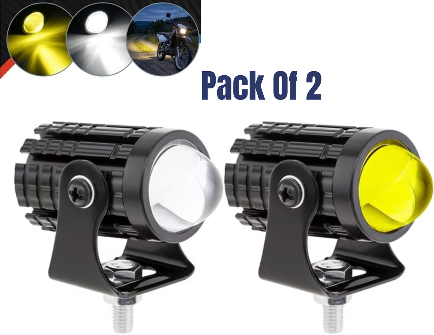 Image of Rhtdm Mini Fog Light| Universal Fog Light |U1 led light Fog Lamp Motorbike LED (12 V, 20 W)
