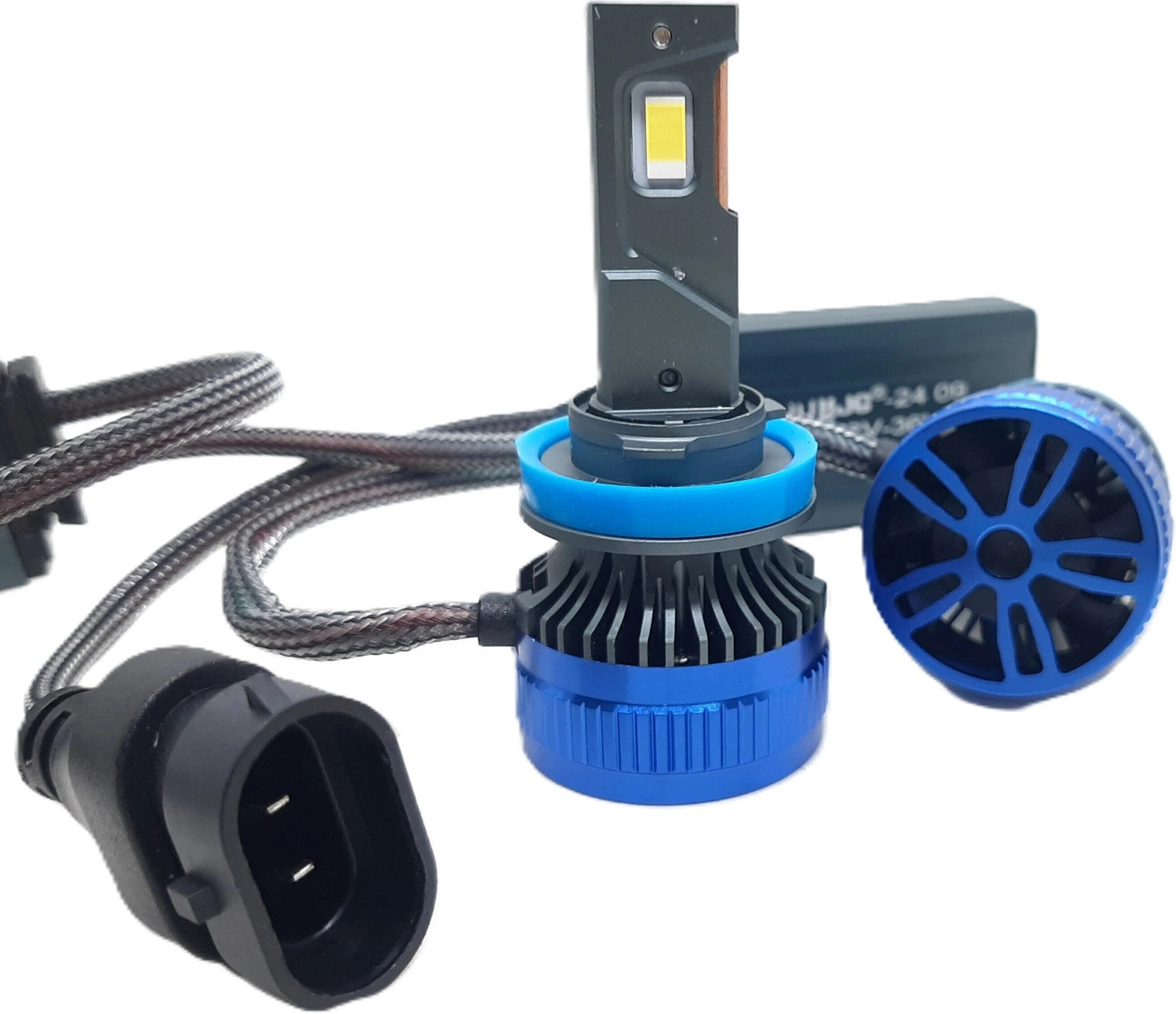 Image of LIU HJG White LED 120 Watt H8 /H9 /H11 Fitting Headlight Bulb Headlight Car, Motorbike, Truck LED (12 V, 120 W)