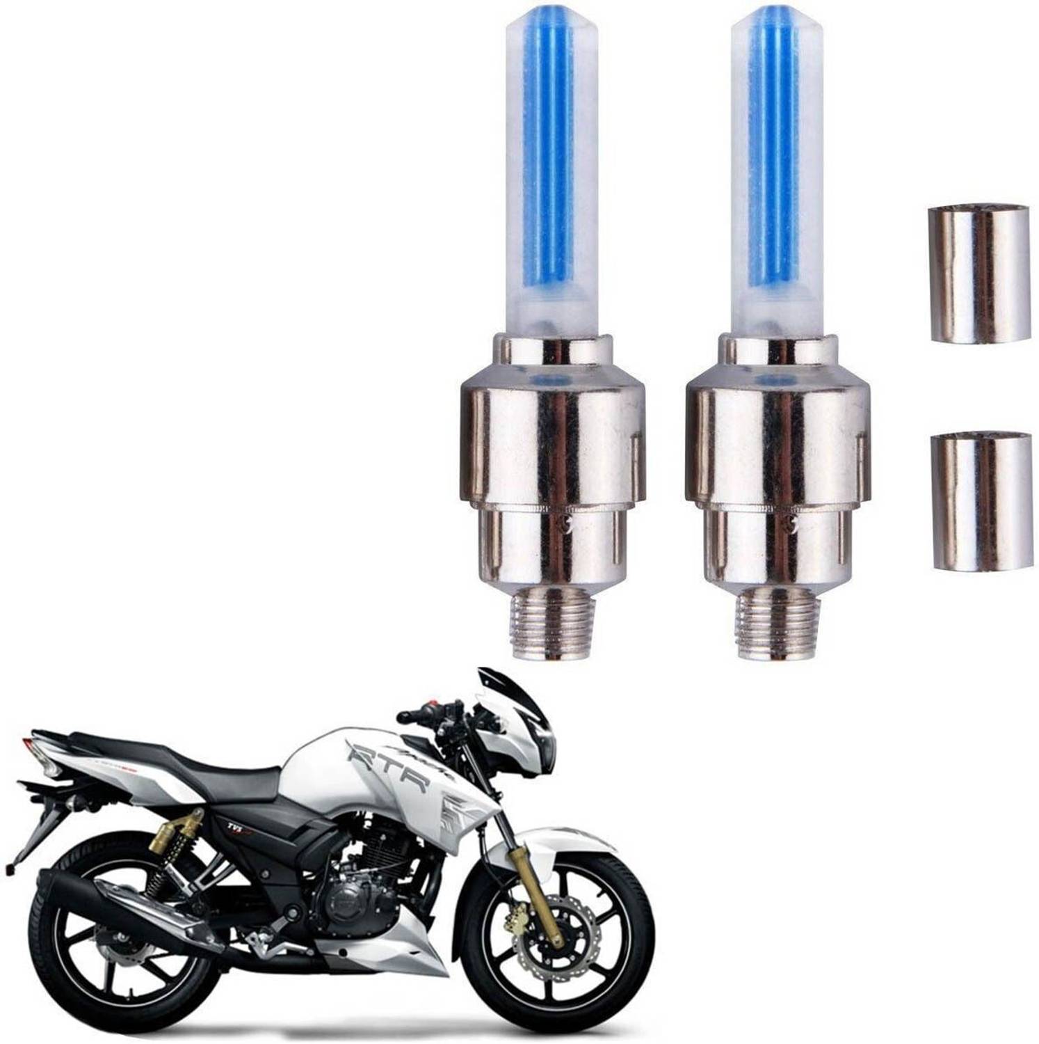 aksmit Magic Light Blue For Apache RTR 180_MGC567 Headlight Car, Motorbike LED (12 V, 2 W)