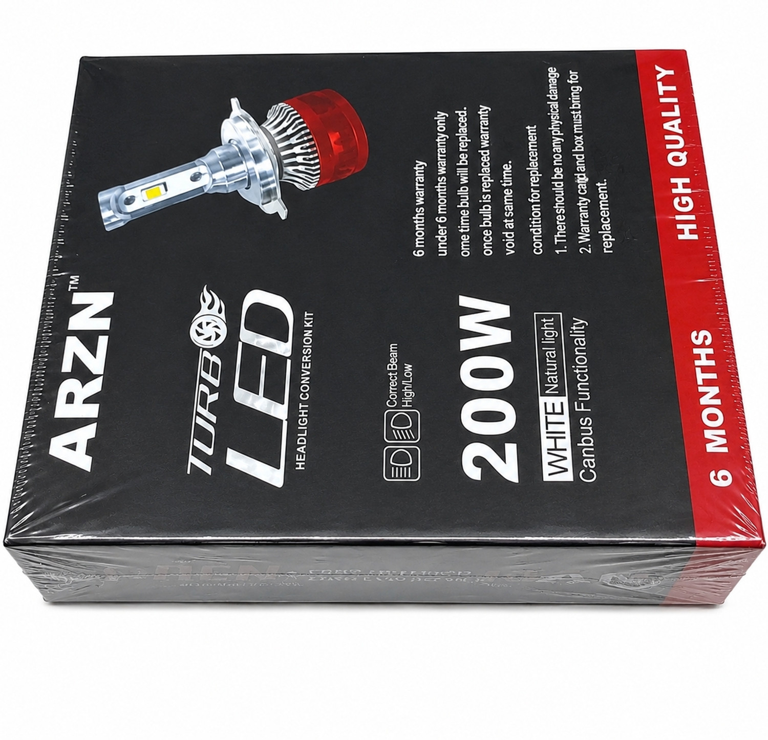 Image of ARZN 200w Headlight Motorbike LED (12 V, 200 W)