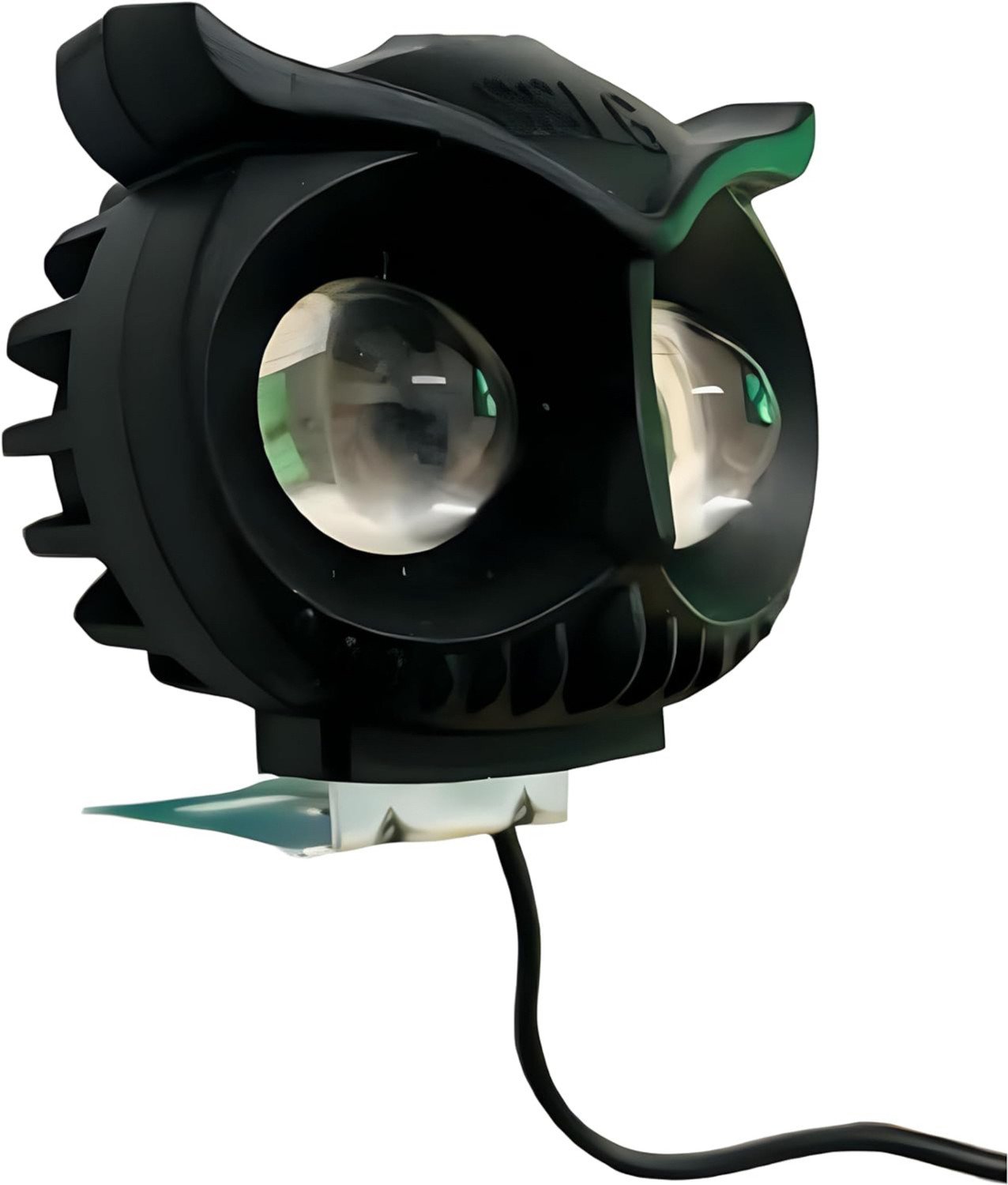 Image of Anaisha Enterprises OWL Led fog light for all bikes(yellow & white), pack of 2 bulb and a switch Fog Lamp Motorbike LED (12 V, 20 W)