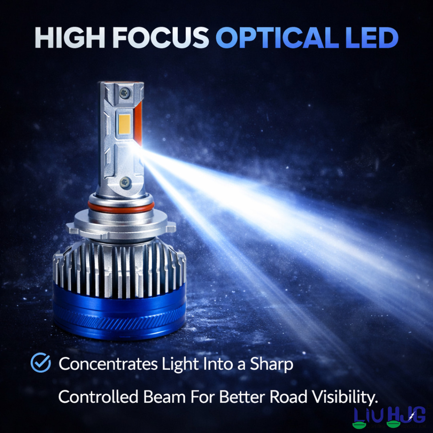 Image of LIU HJG LED 9005 Headlight Fitting Waterproof & Heat Dissipation Headlight Car, Motorbike LED (12 V, 240 W)