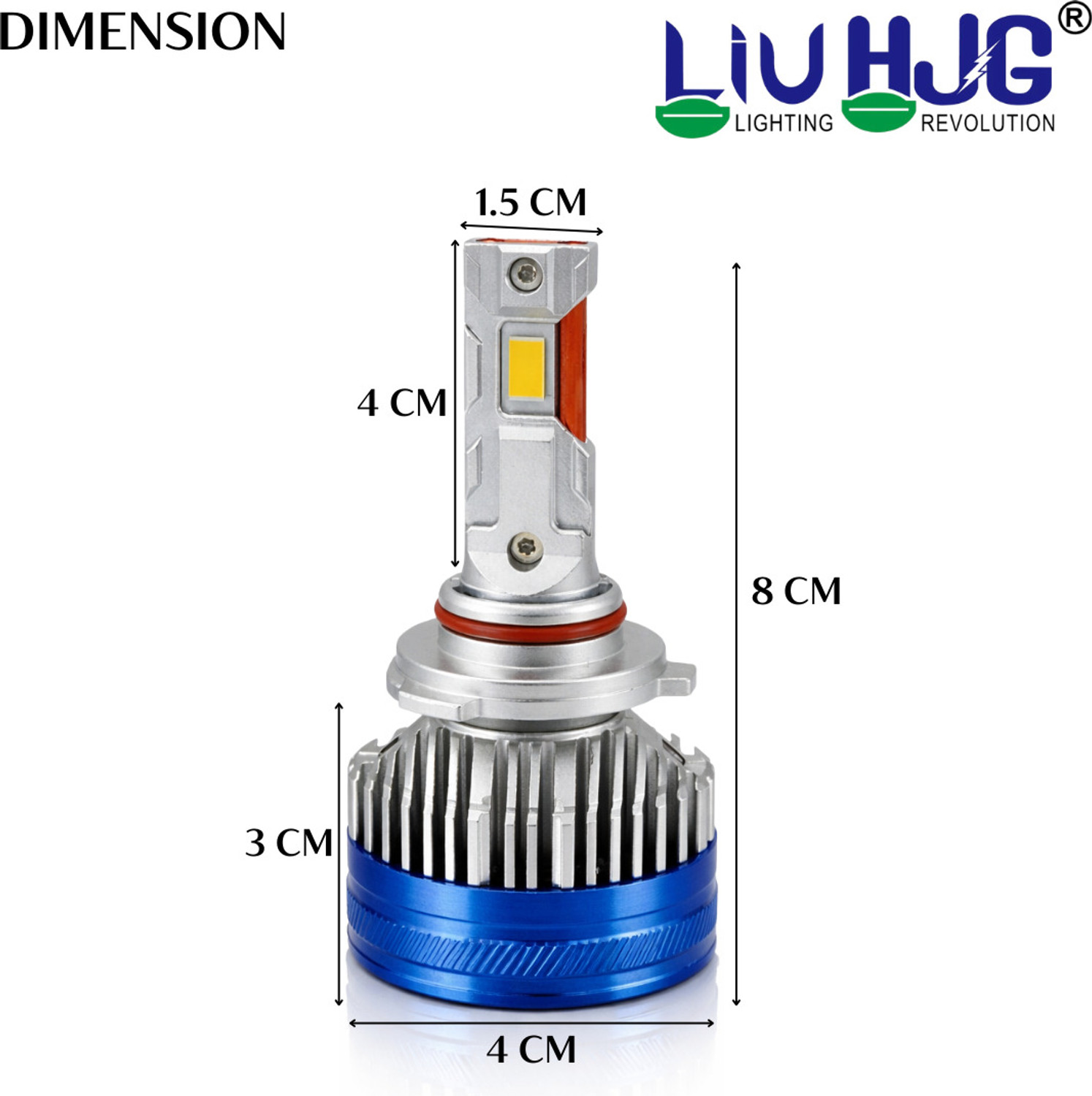 Image of LIU HJG LED 9005 Headlight Fitting Waterproof & Heat Dissipation Headlight Car, Motorbike LED (12 V, 240 W)