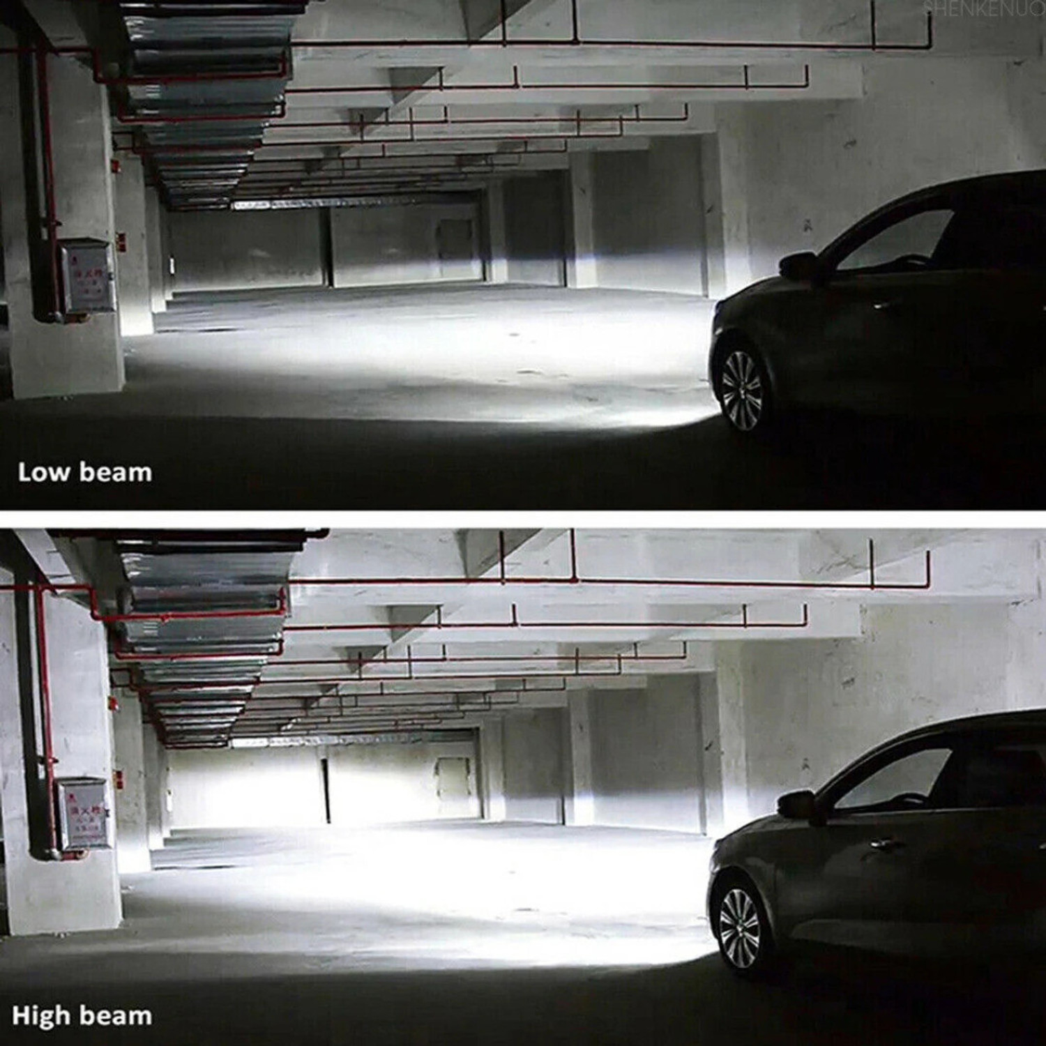 Image of LIU HJG White LED 120 Watt H4 Headlight Bulb Headlight Car, Motorbike, Truck LED (12 V, 120 W)