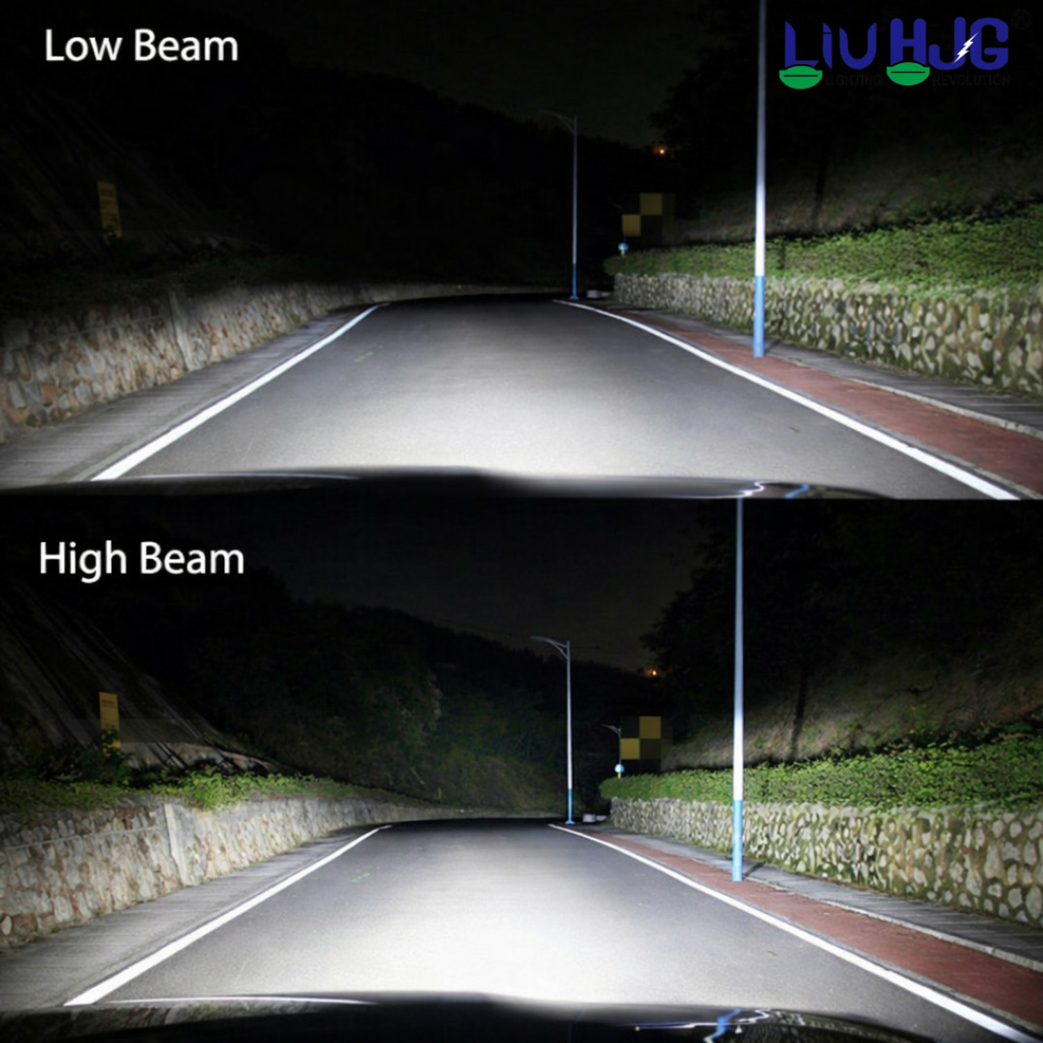 Image of LIU HJG LED 9005 Headlight Fitting Waterproof & Heat Dissipation Headlight Car, Motorbike LED (12 V, 240 W)