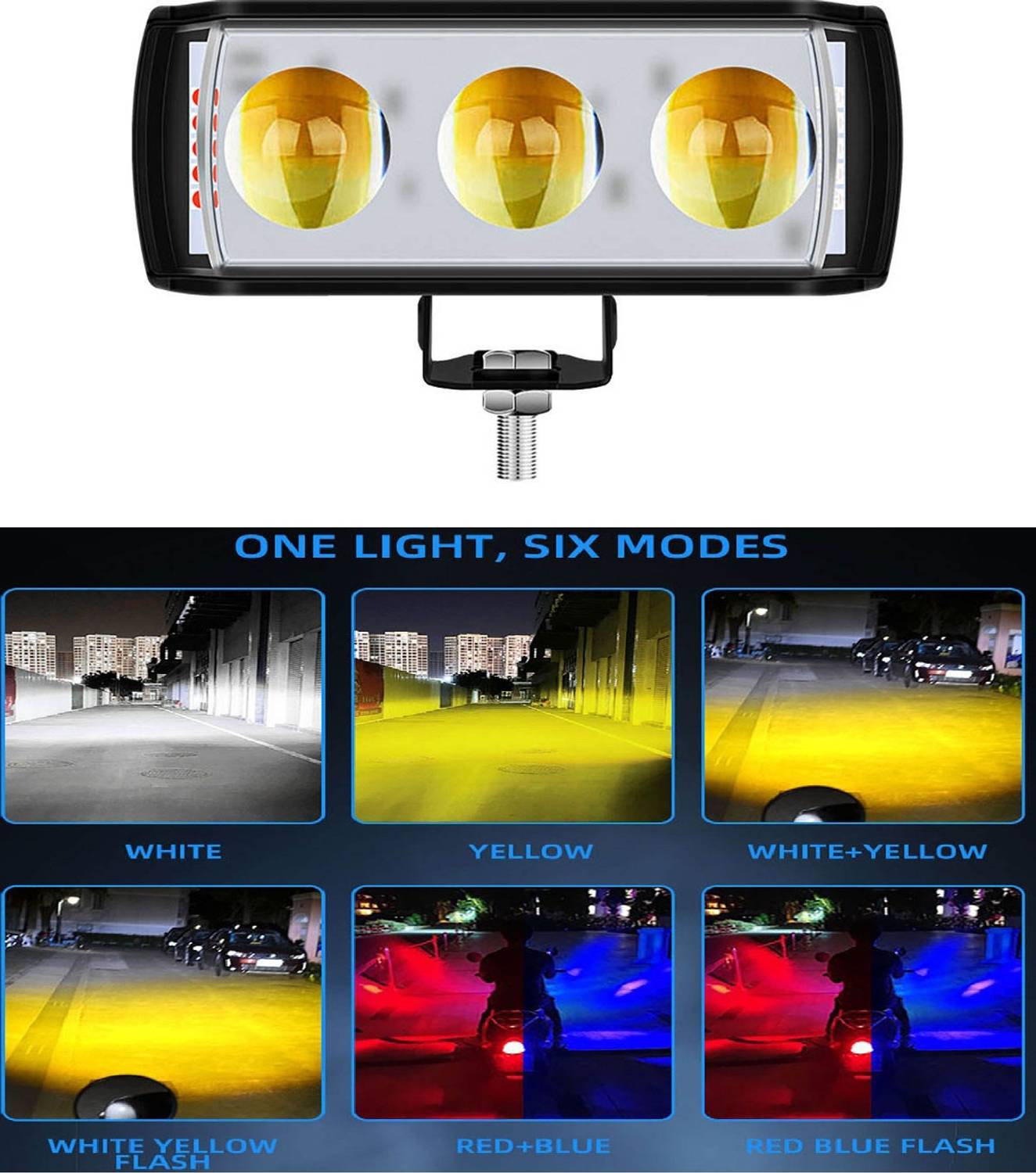 TRYFLY A2 Six Mode Dual Lens Fog Light - Image 2