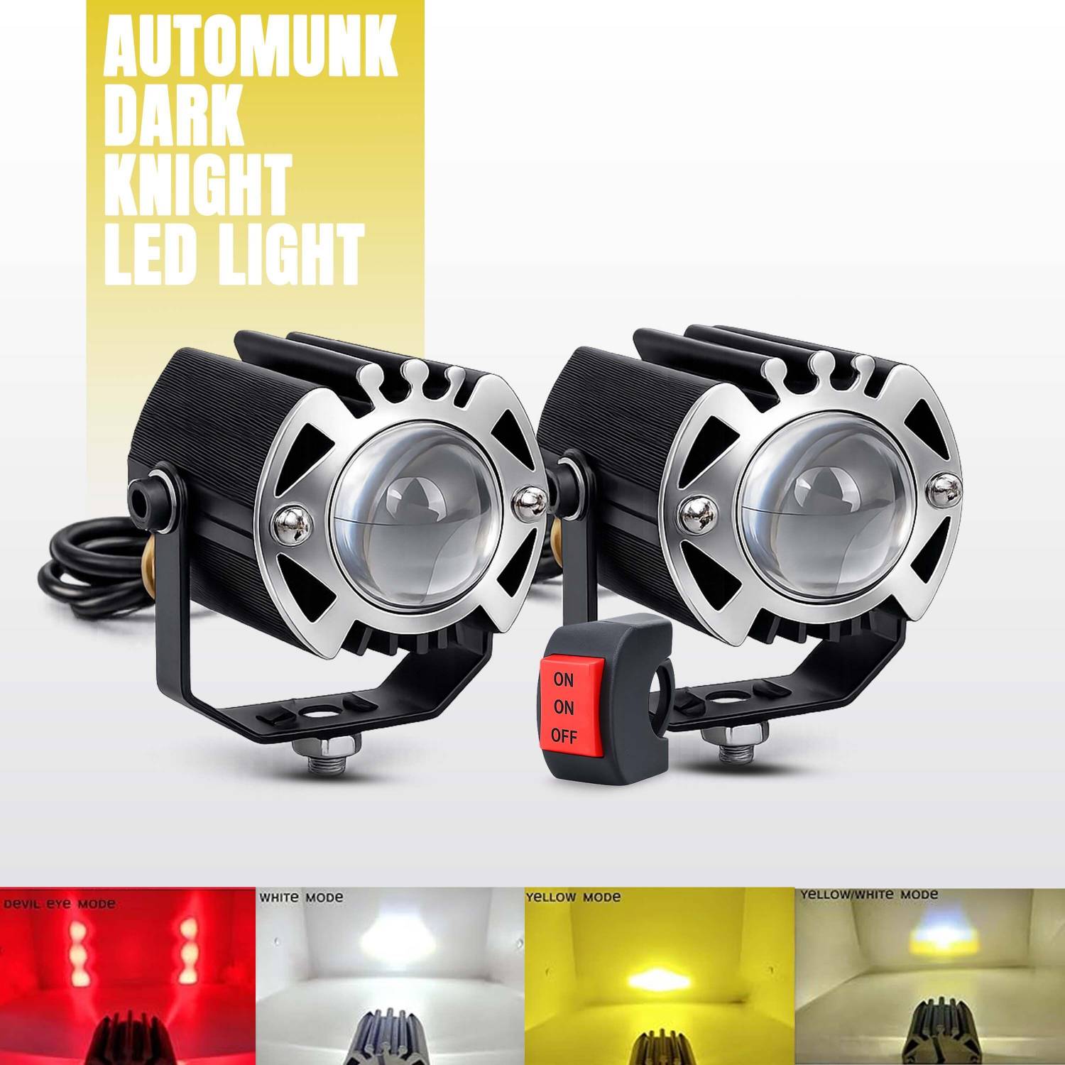 automunk AM G16 Red Fog Lamp 12V 48W - Image 1