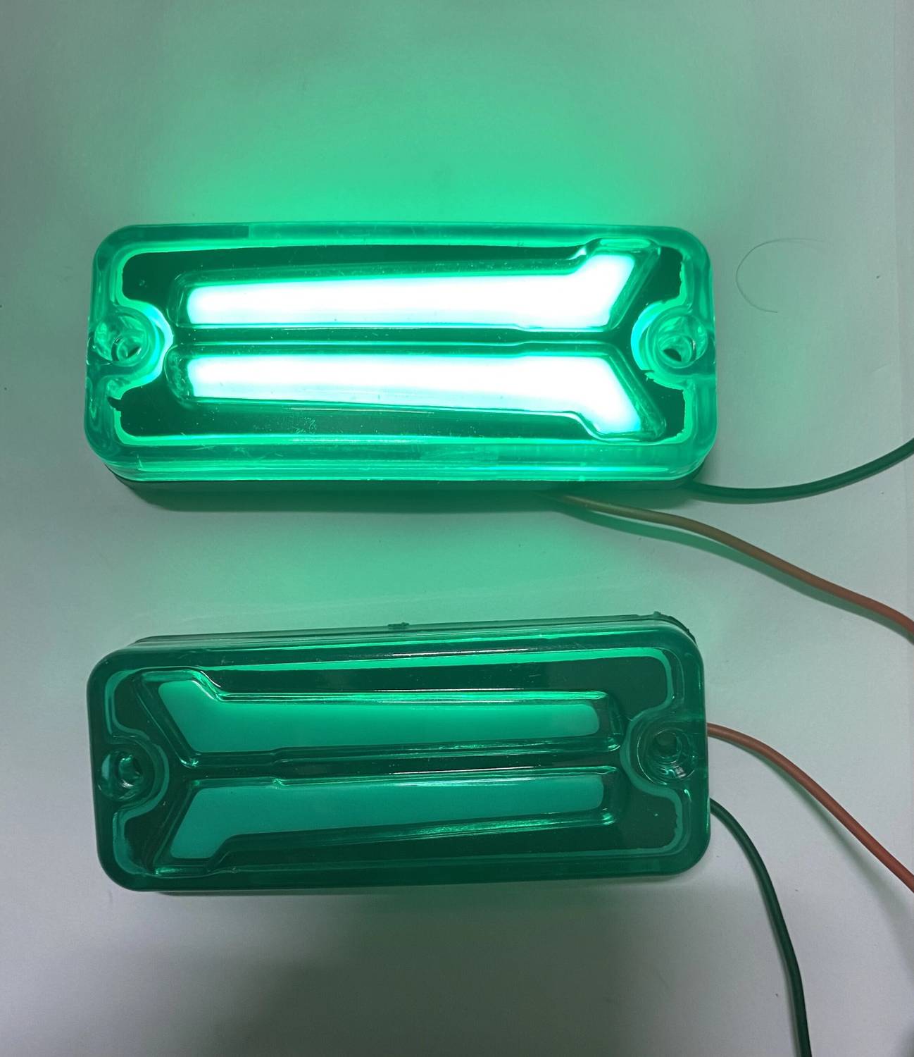 Auto MT 2PC GREEN HH VAN CAR LED LIGHT SIDE PANEL INDICATOR MARUTI 800 ALTO GYPSY Indicator Light Car, Truck, Van LED (12 V, 24 W)