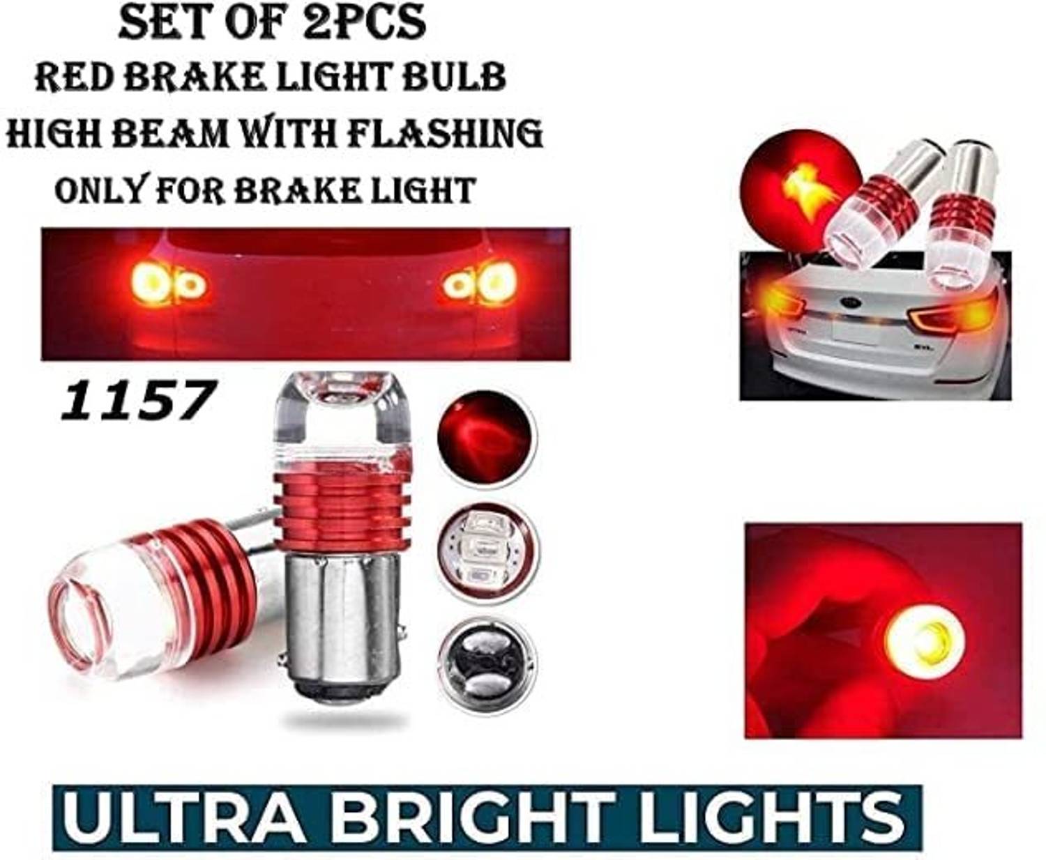 Motopex Universal Bike LED Brake Light 12V 5W - Image 4