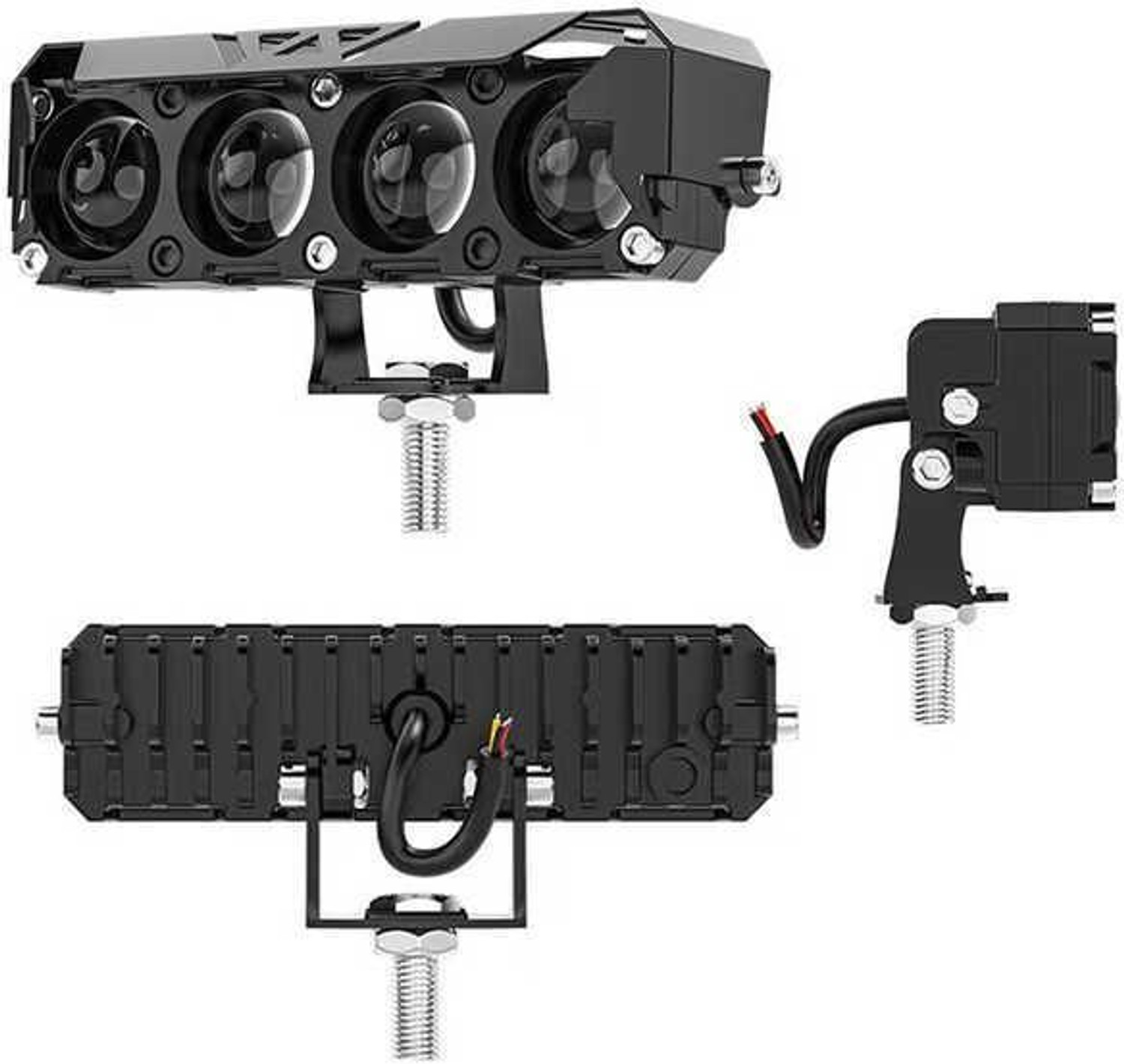 Image of TRYFLY KL-8 NEW 4 LENS LED LIGHT Headlight Motorbike, Car, Truck LED (12 V, 80 W)