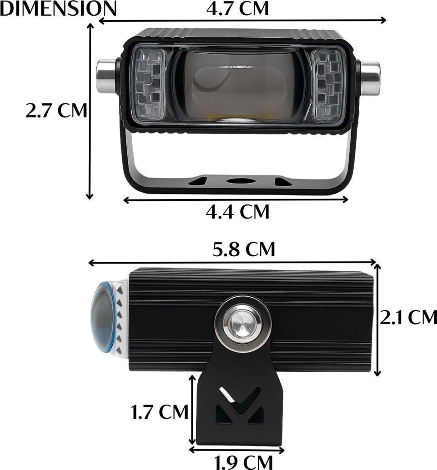 Image of AutoPowerz Yellow /White & Red /Blue 40 Watt Slim Drive Fog Light Fog Lamp Car, Motorbike, Truck, Van LED (12 V, 40 W)