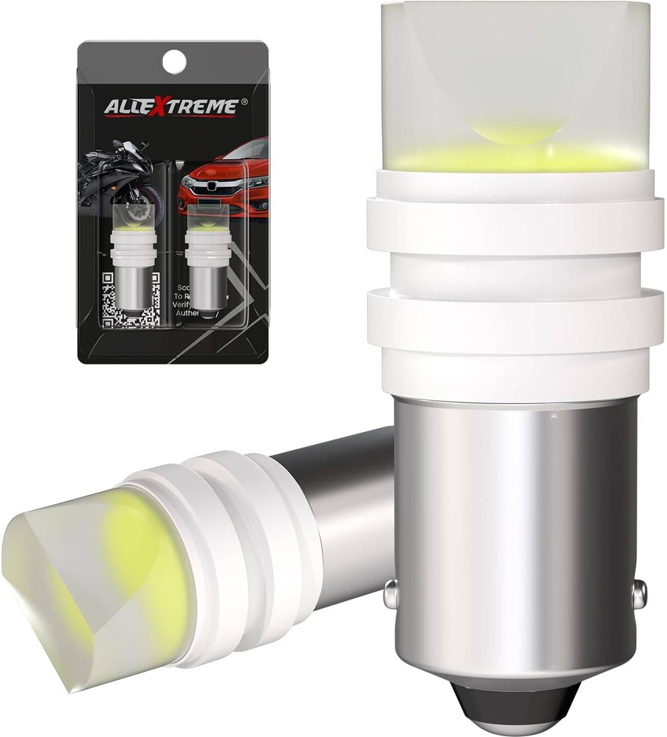 ALLEXTREME Universal Multipurpose BA9S SMD LED Projector Light for Car Interior Parking Light Car, Motorbike, Truck, Van LED (12 V, 3 W)