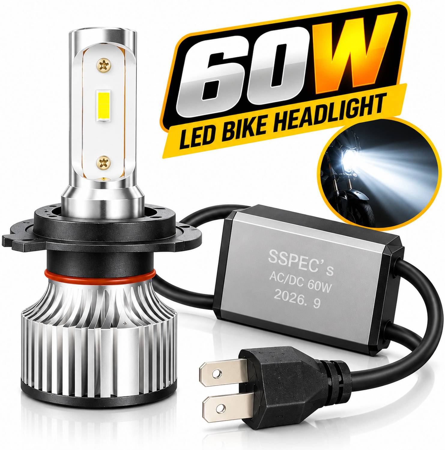 RUSHKO 60W Classic LED Headlight Bulb - Image 1