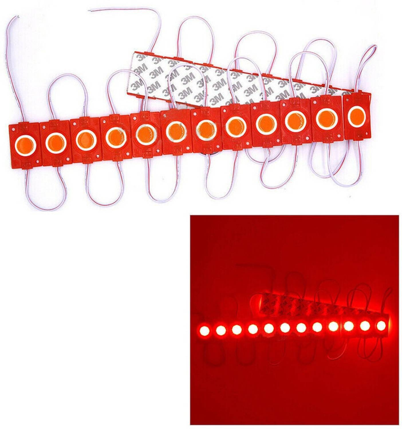 LOVMOTO DC 12 Volt 2.4 Watt Coin Shape LED Module Light Lamp Bulb