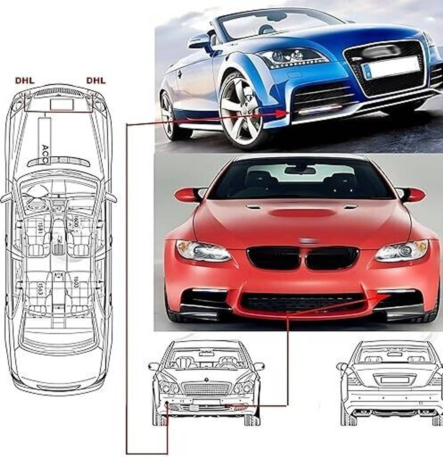 Philomena 17 cm LED Car Fancy Lights - Image 5