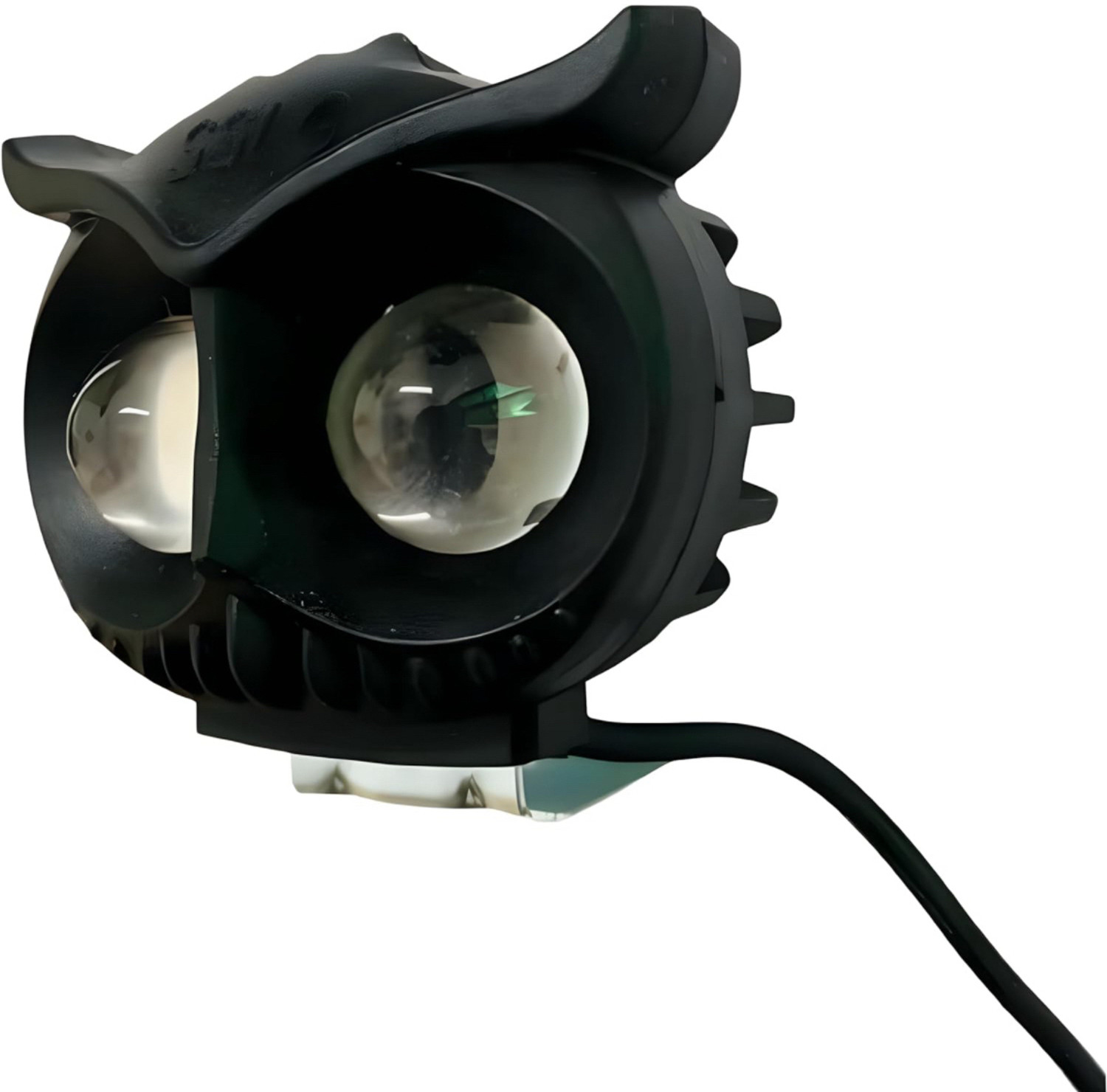 Image of Anaisha Enterprises OWL Led fog light for all bikes(yellow & white), pack of 2 bulb and a switch Fog Lamp Motorbike LED (12 V, 20 W)