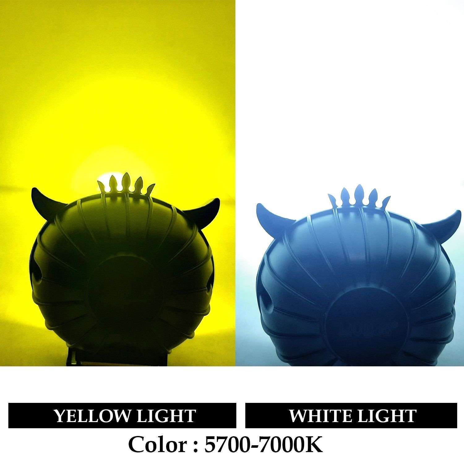 Image of LIU HJG Bright Yellow /White 12 Watt 6 LED Fog Light Fog Lamp Motorbike LED (12 V, 12 W)