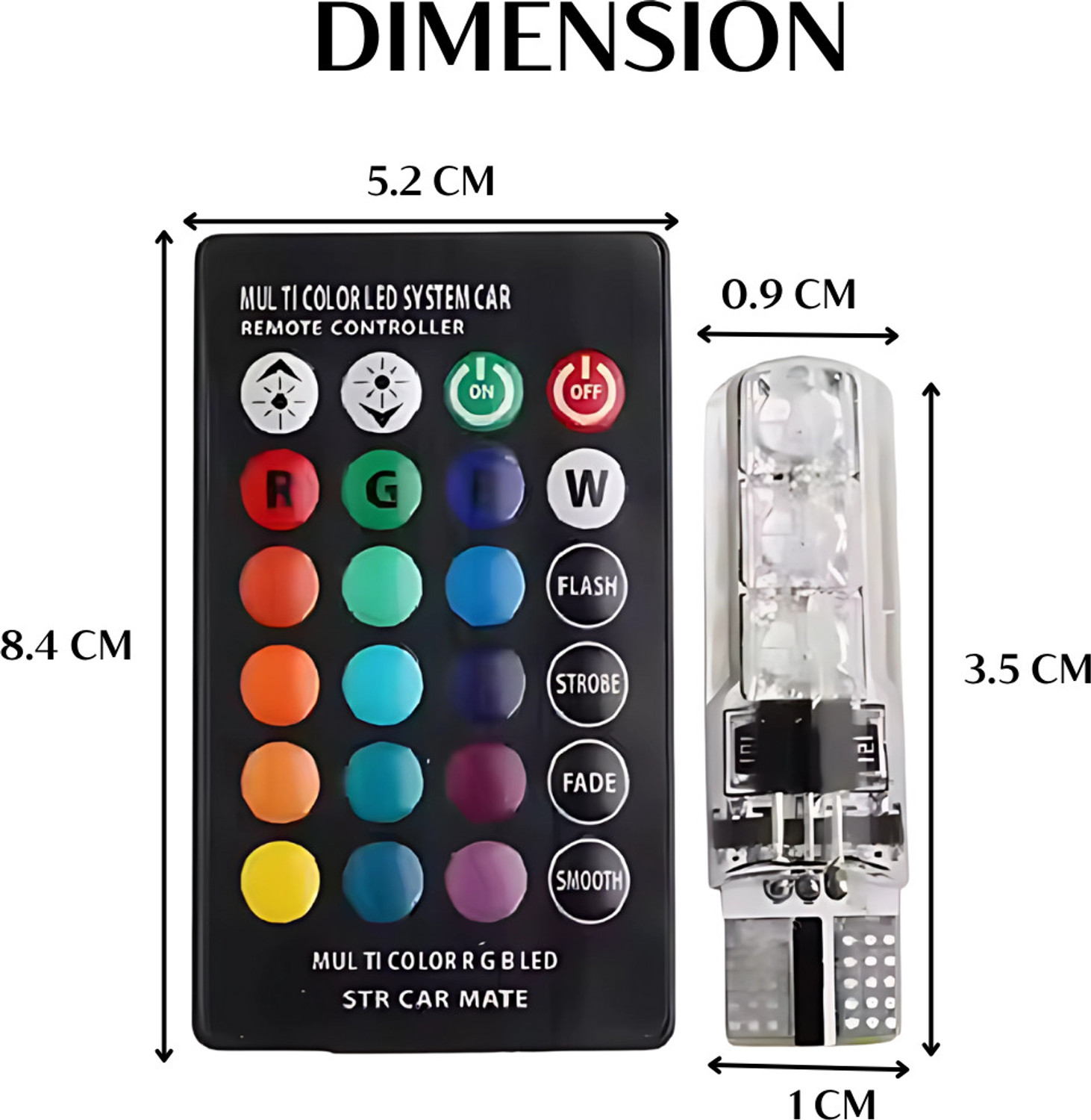 Image of Autopz Front, Rear, Side LED Indicator Light for Universal For Bike, Universal For Car Universal For Bike, Universal For Car