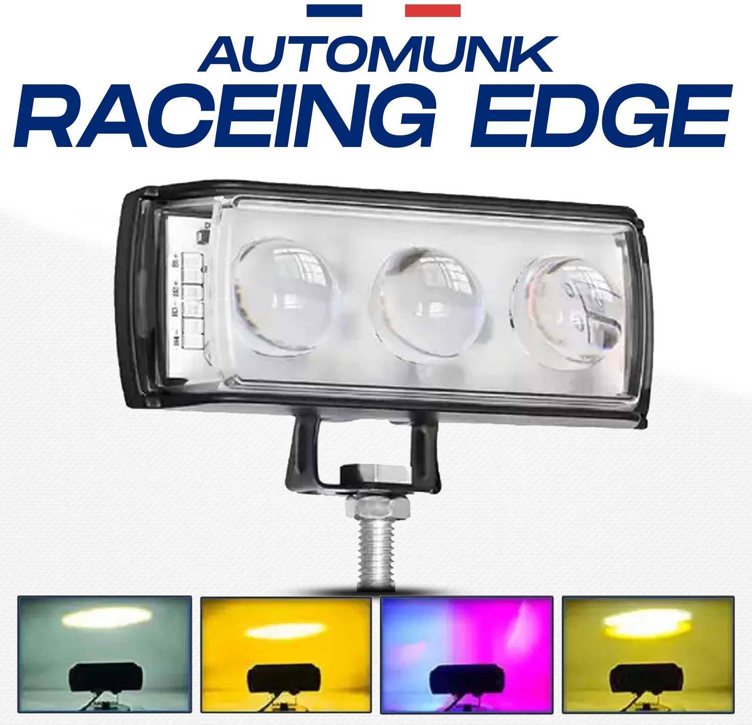 automunk 3 LENS LED VEHICLE LIGHT Brake Light Motorbike, Car, Truck, Van LED (12 V, 25 W)