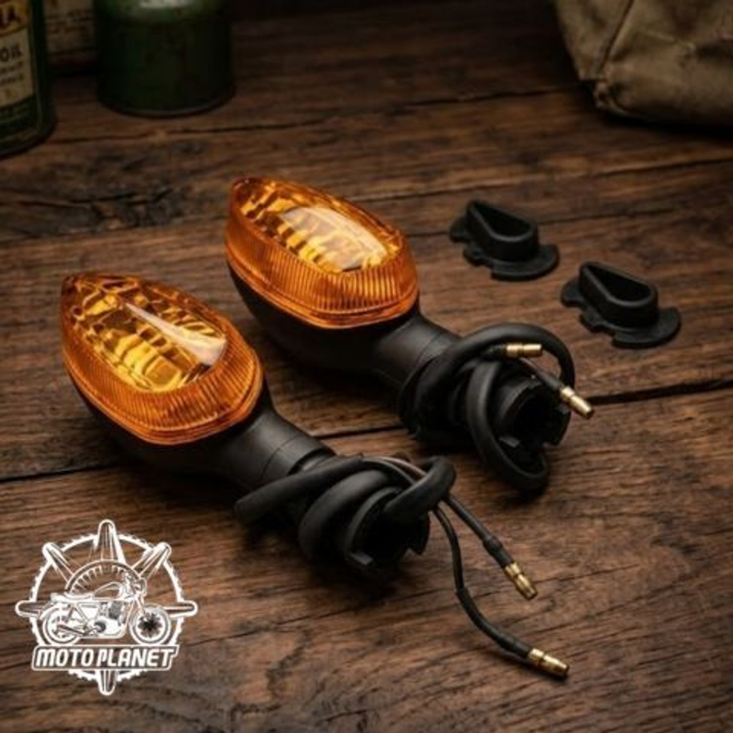 Image of MOTO PLANET MPD-Indicator Yellow Lens for Yama FZ / FAZER / SZR all O /MTurn Signal Light Indicator Light Motorbike CFL for Yamaha (12 V, 12 W)