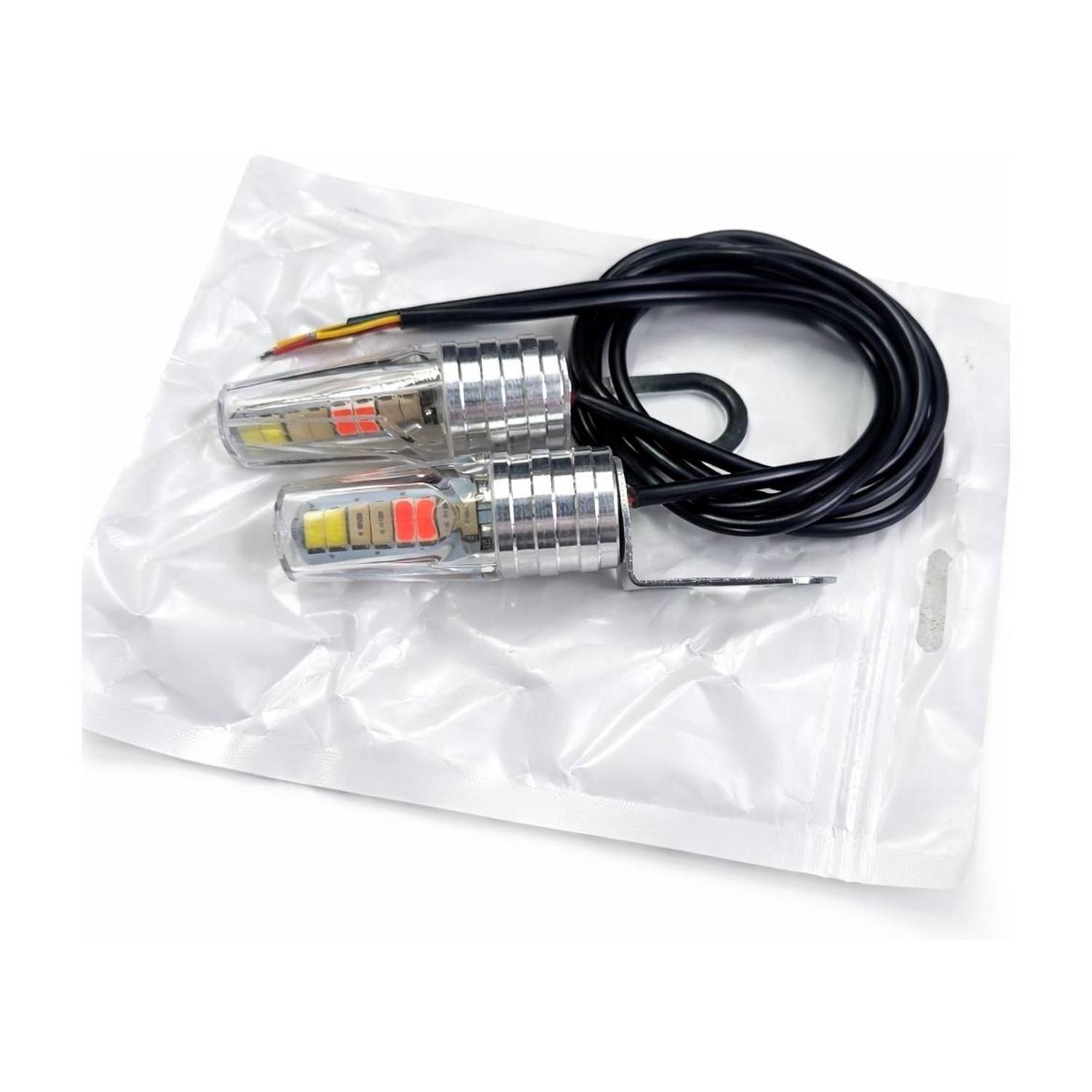 BIKEBLOOM Running Led Bulb Brake Light, Reversing Light, Tail, Parking Light, set of 2 pcs Brake Light Motorbike LED (12 V, 15 W)