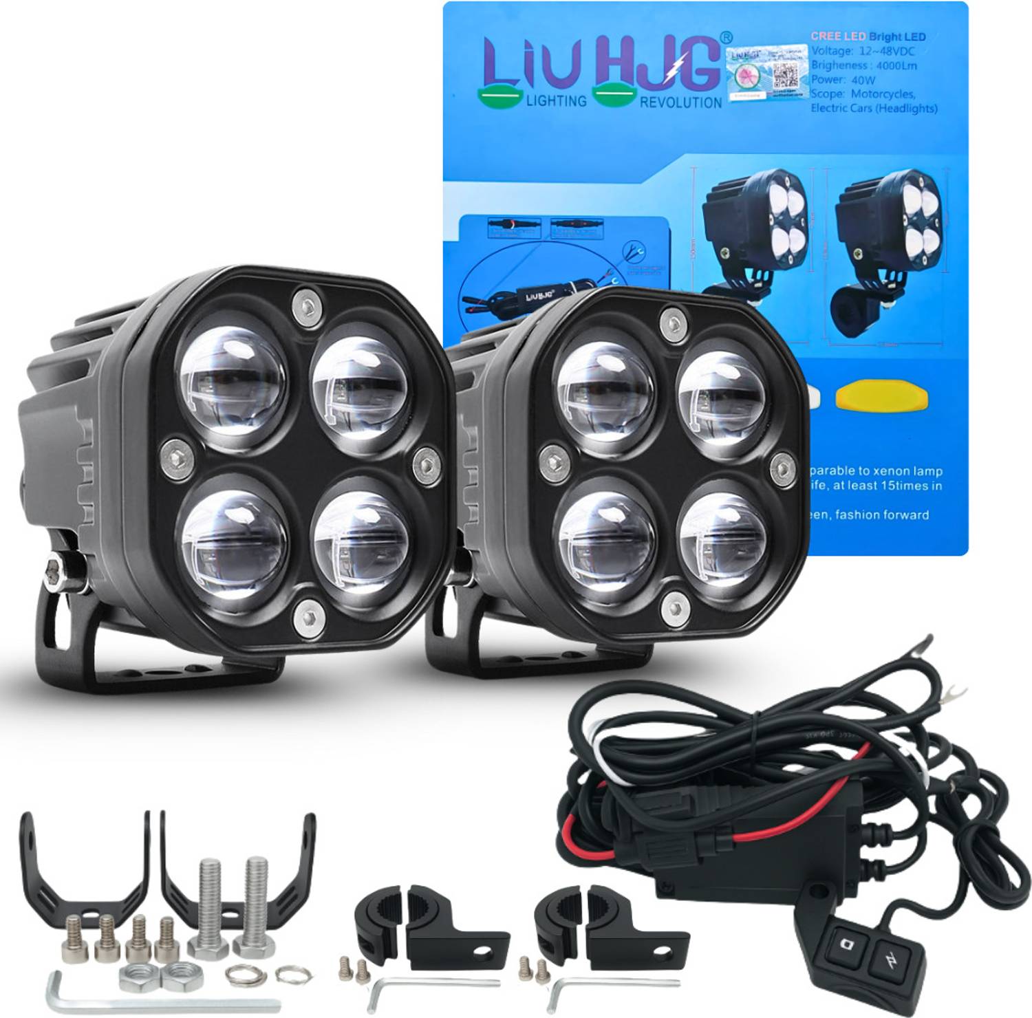 LIU HJG LED Fog Lamp Unit for Universal Car - Image 1