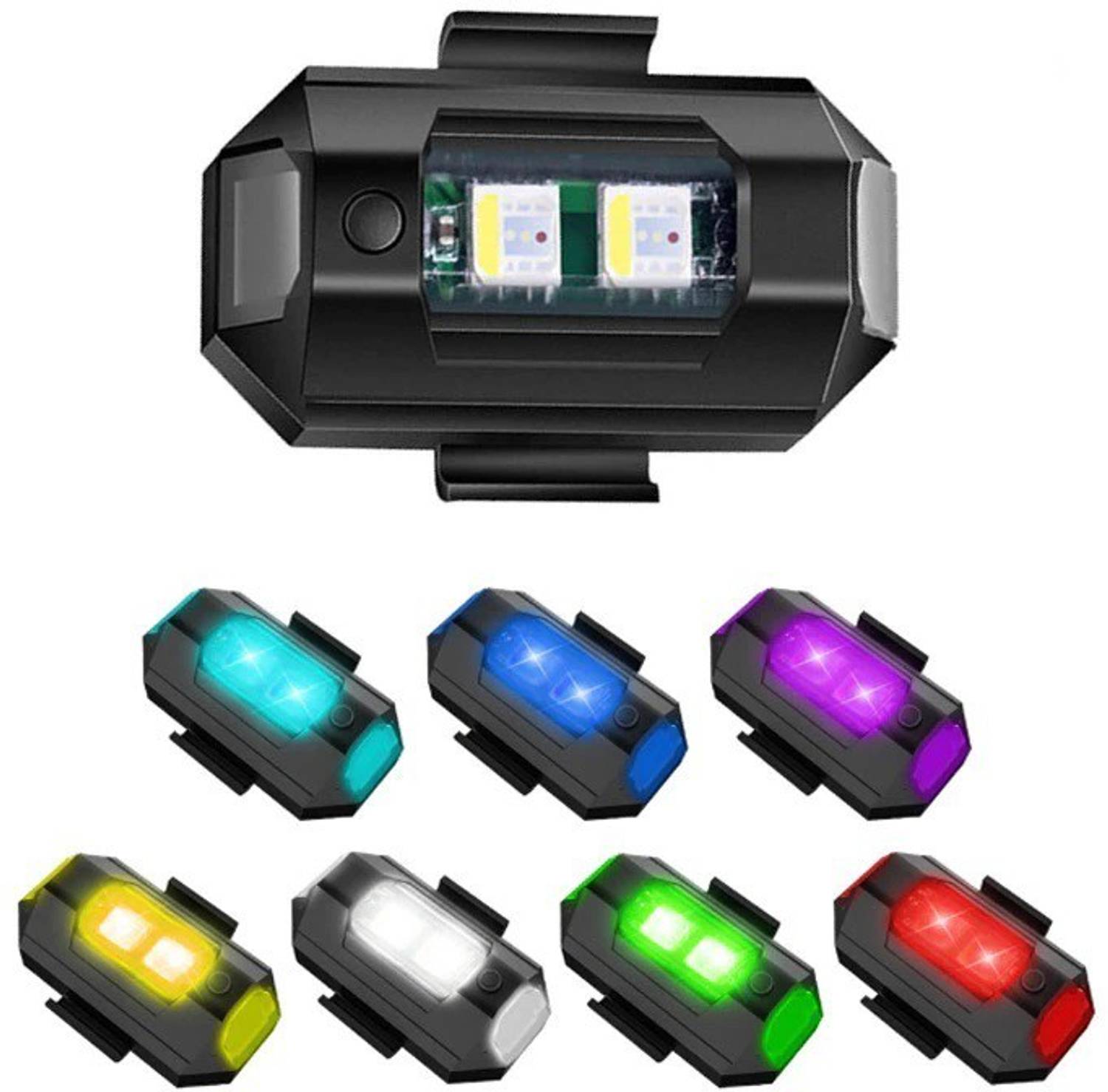 Autoladders Helmet Light multi color light All Accessories in Used Back Up Lamp Motorbike LED (12 V, 10 W)
