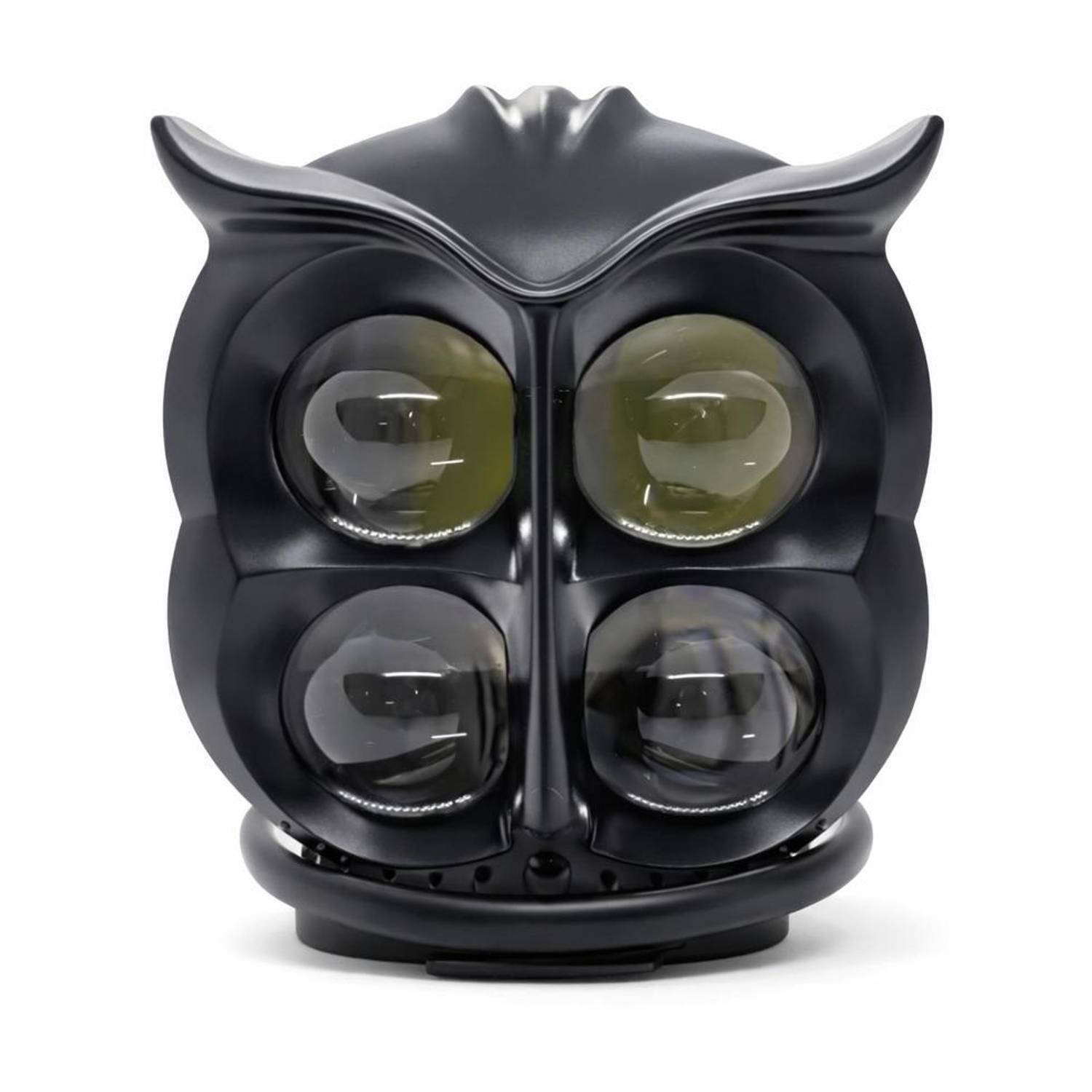 BIKEBLOOM 4 led owl light white yellow red colour(abs body) 1pc Fog Lamp Car, Motorbike LED (12 V, 30 W)