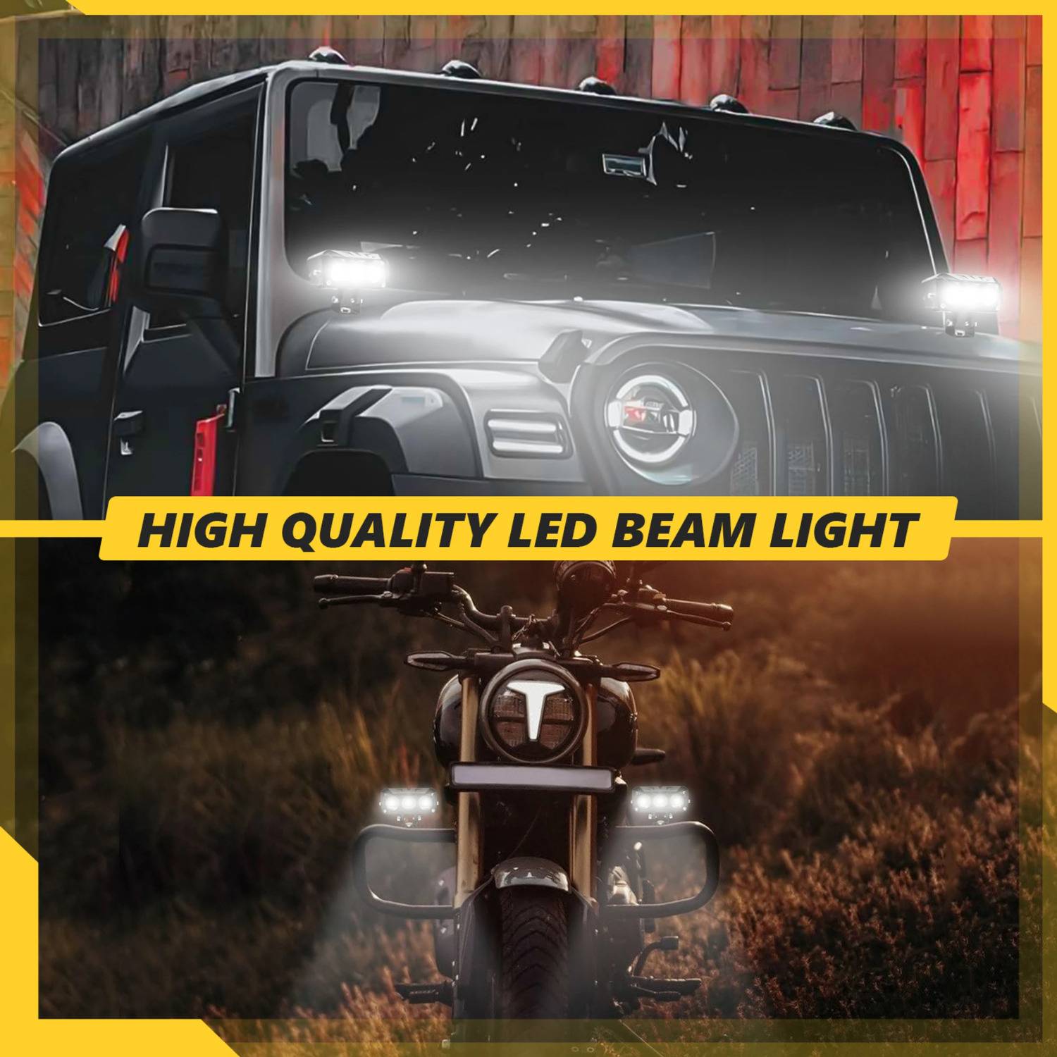 Rhtdm 12V 40W Fog Light Projector for ATVs, UTVs, Tractors - Image 3