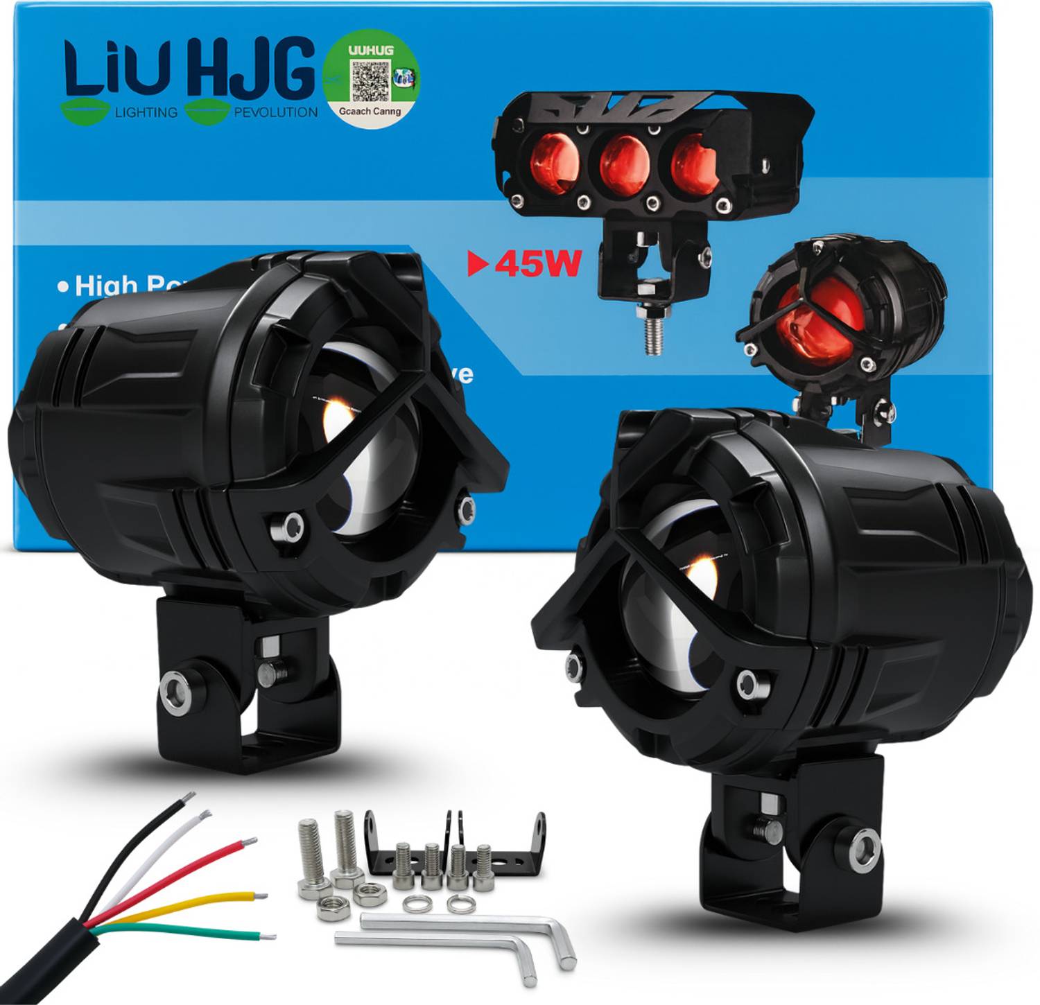 LIU HJG 90W Yellow/White Fog Light