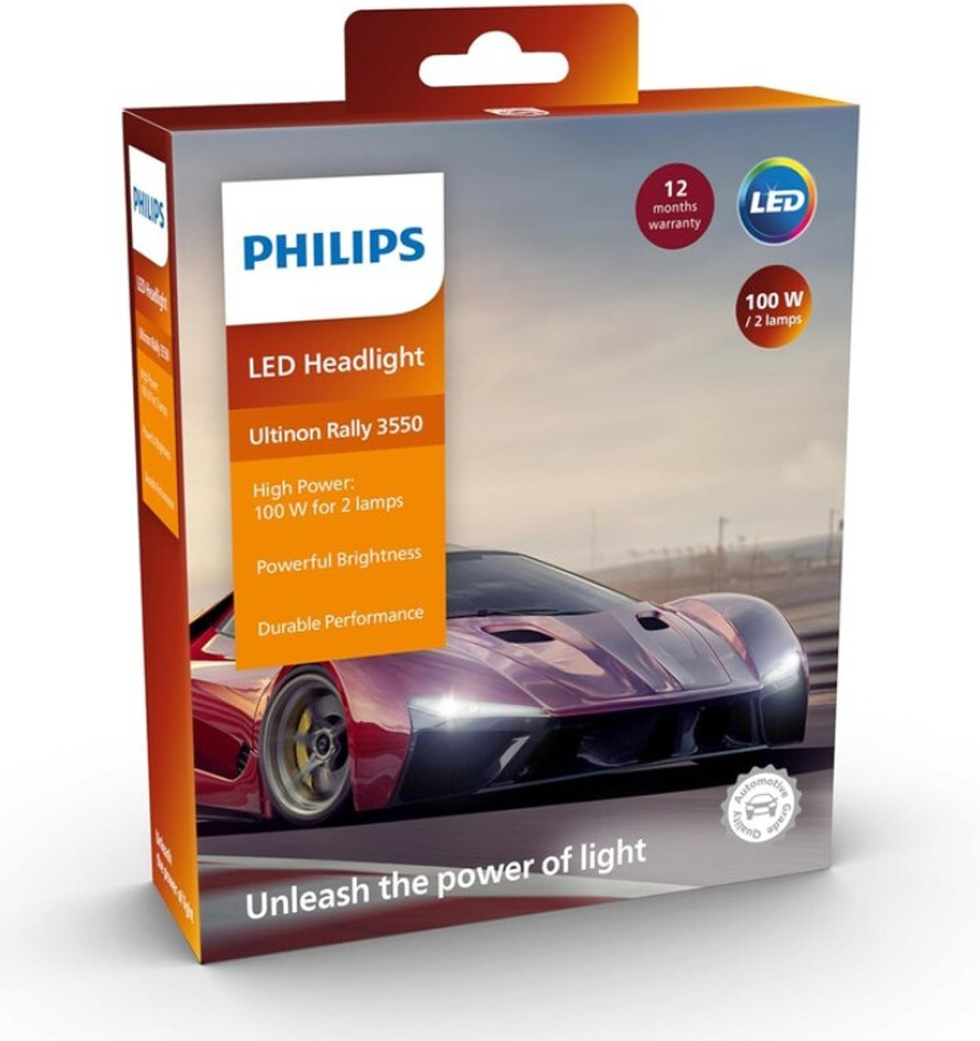 Image of PHILIPS H7 Ultinon Rally 11972U3550X2 Headlight Car LED (12 V, 50 W)