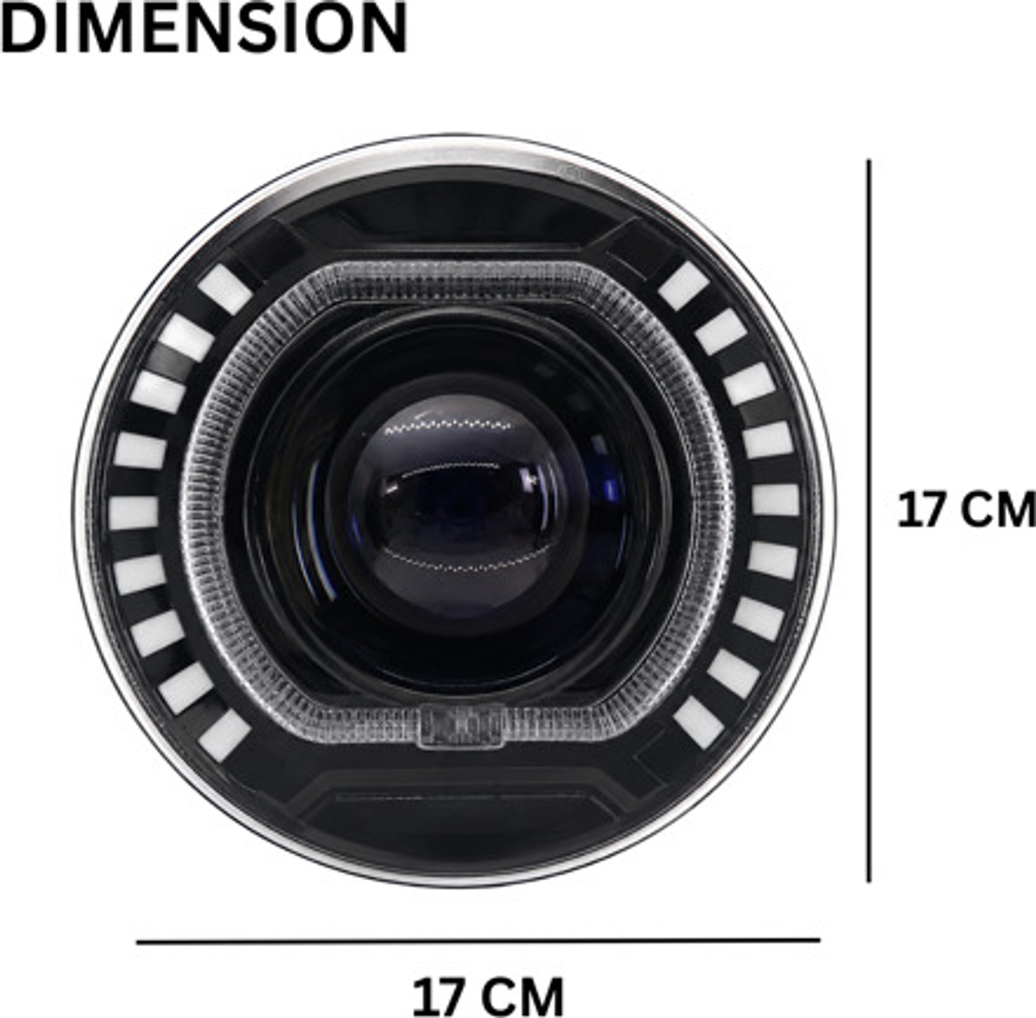 Image of LIU HJG LIU HJG C-227 Harley LED Headlight Headlight Bus, Car, Motorbike, Truck, Van LED (12 V, 58 W)